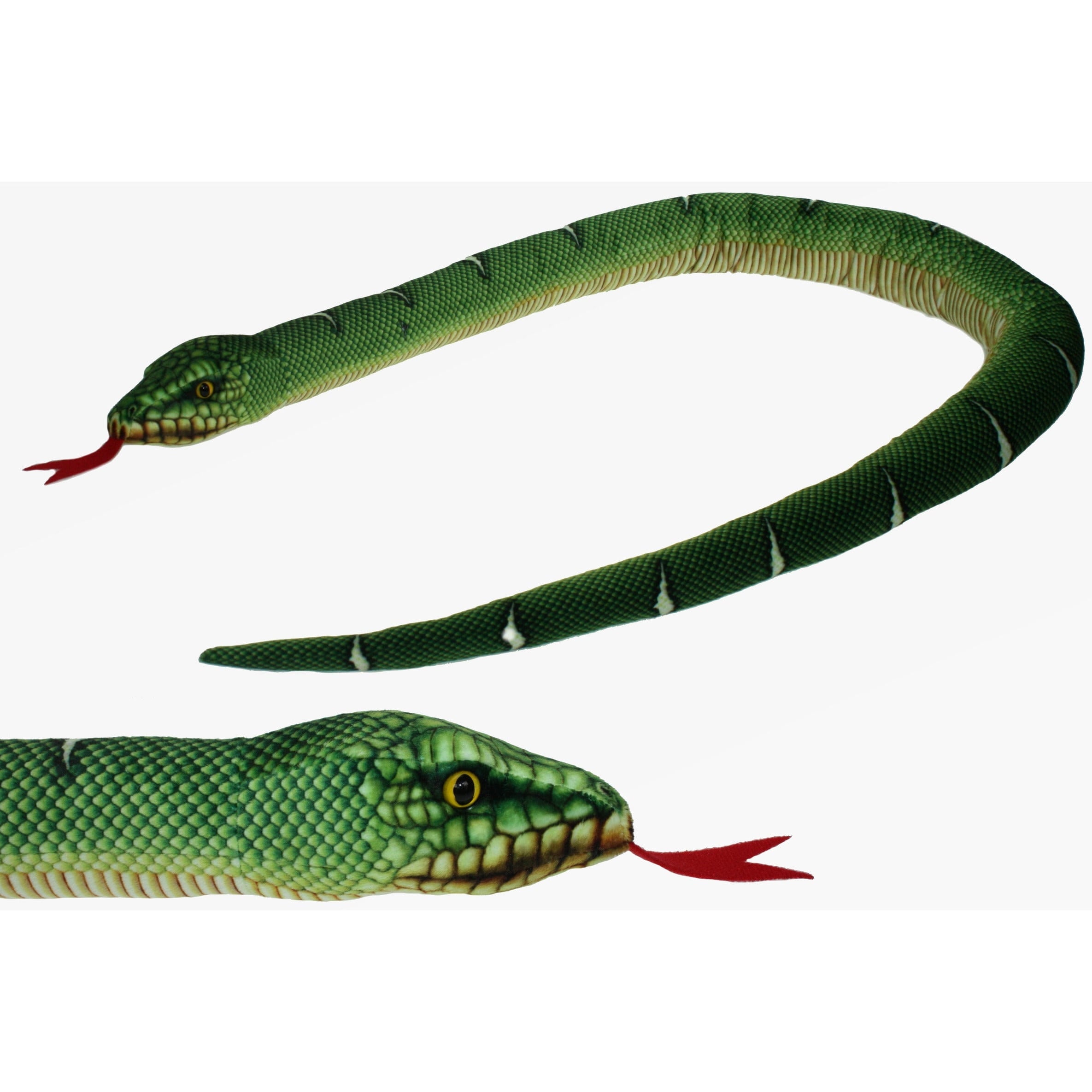 Cornelissen pluche knuffel - groene boom python slang - 150 cm