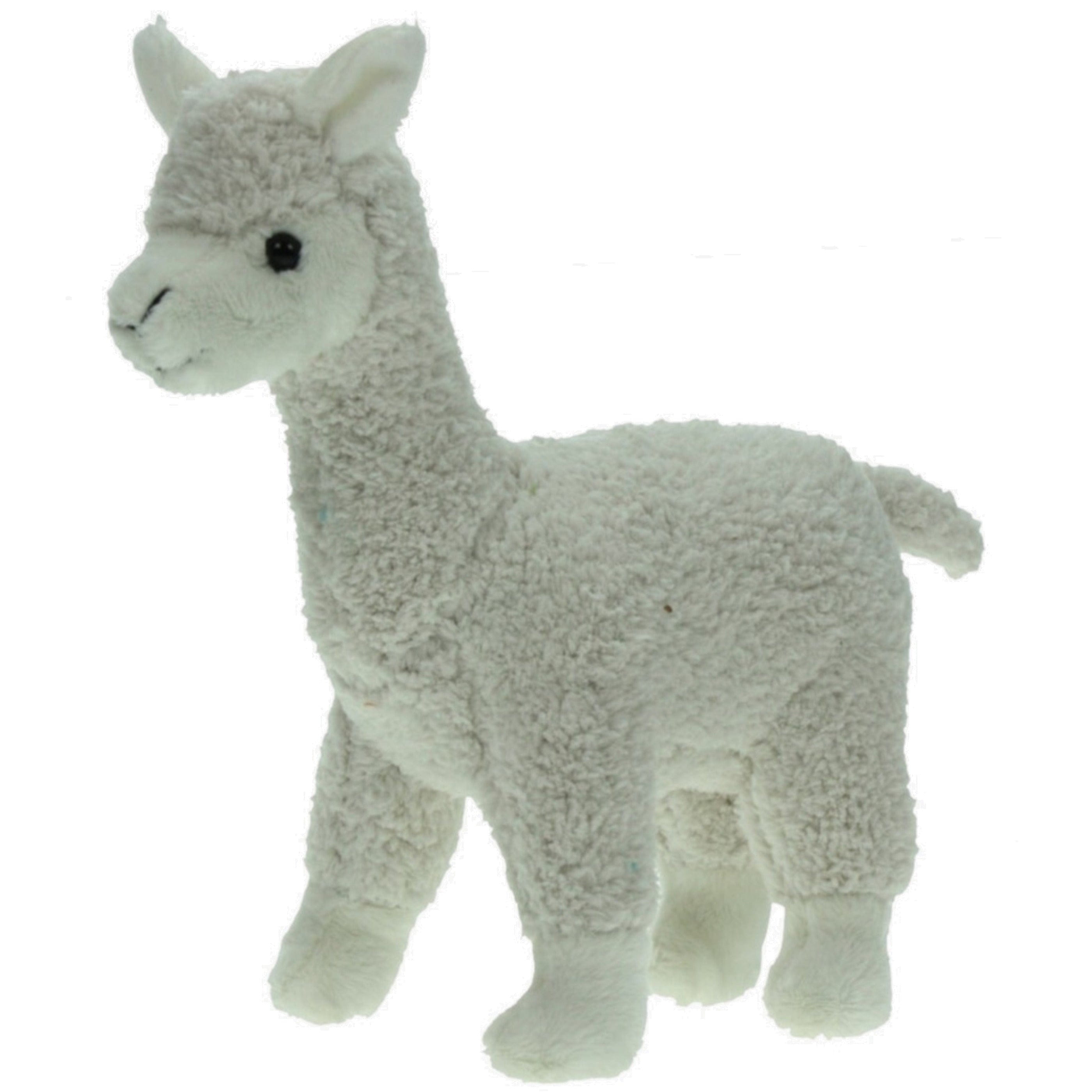 Alpaca knuffel - pluche - 20 cm - wit - dierenknuffel