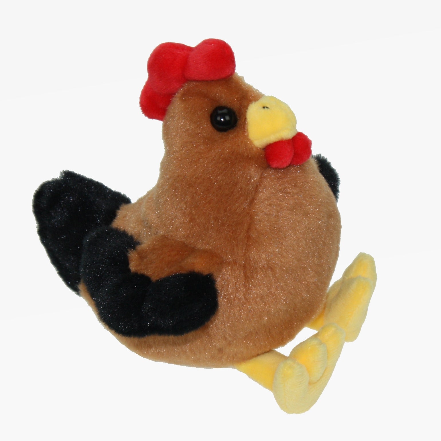 Knuffel kip/haan - pluche - 15 cm - boerderijdier