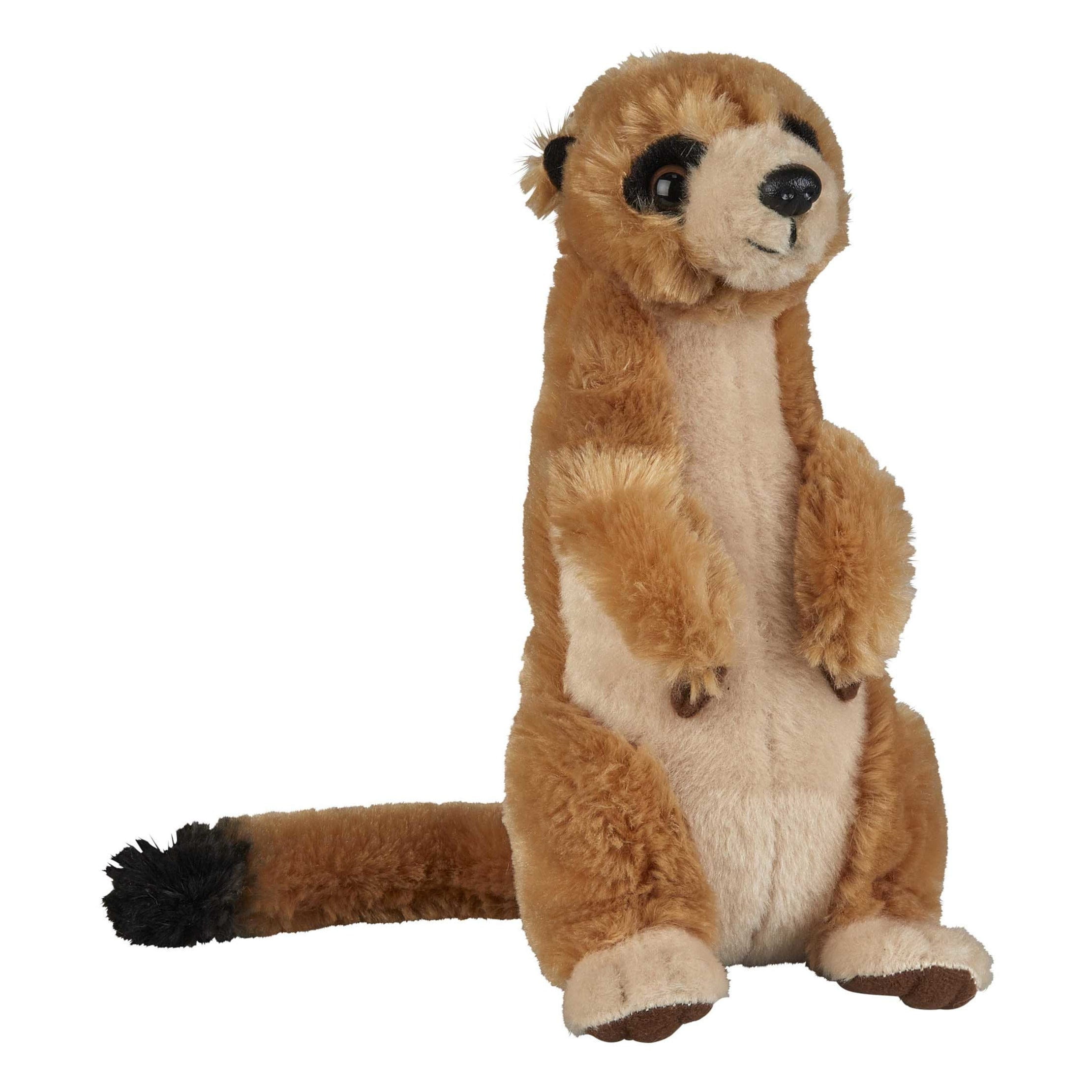 Stokstaartje knuffel - pluche - 18 cm - dierenknuffel
