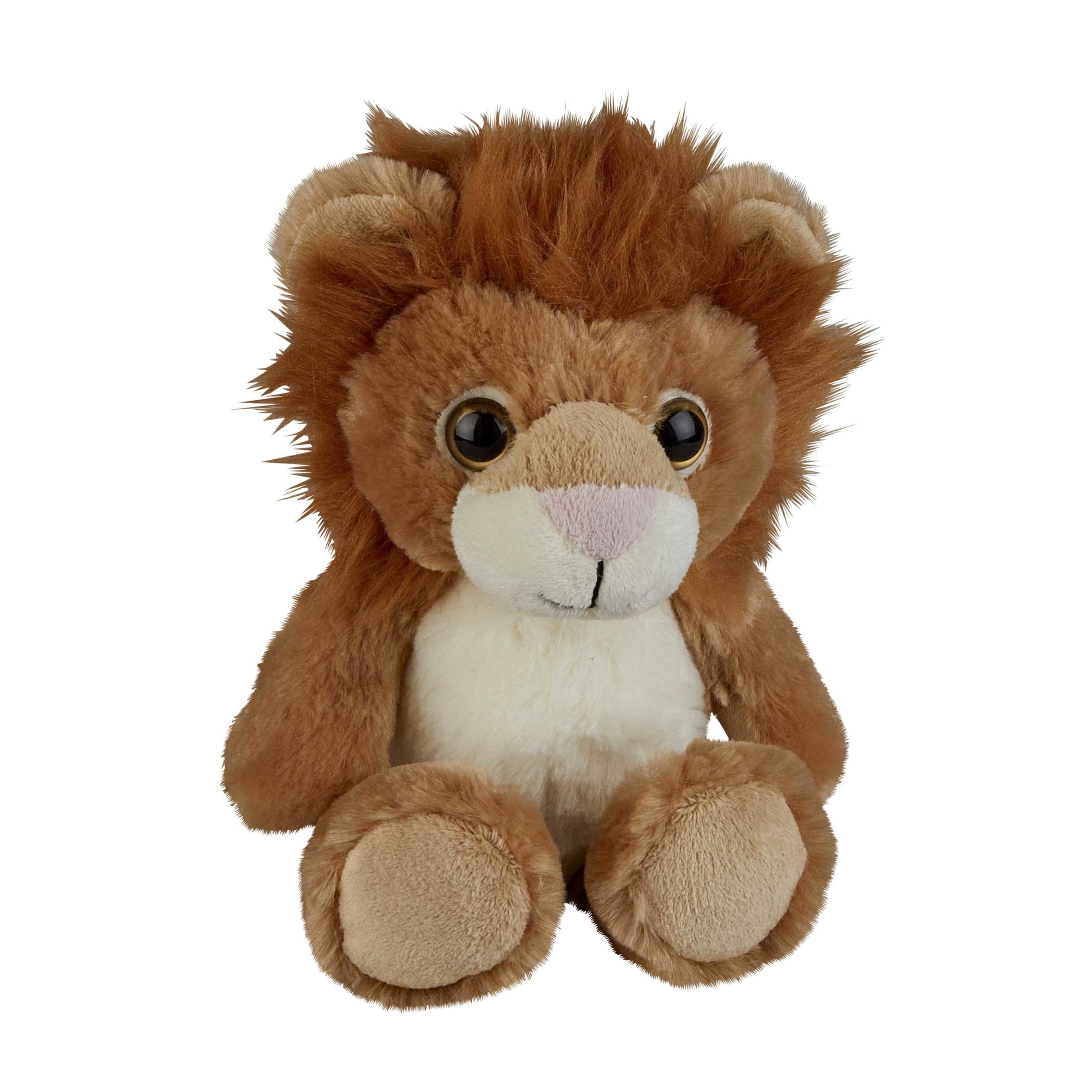Pluche leeuw knuffel - 18 cm - wilde dieren - cadeau