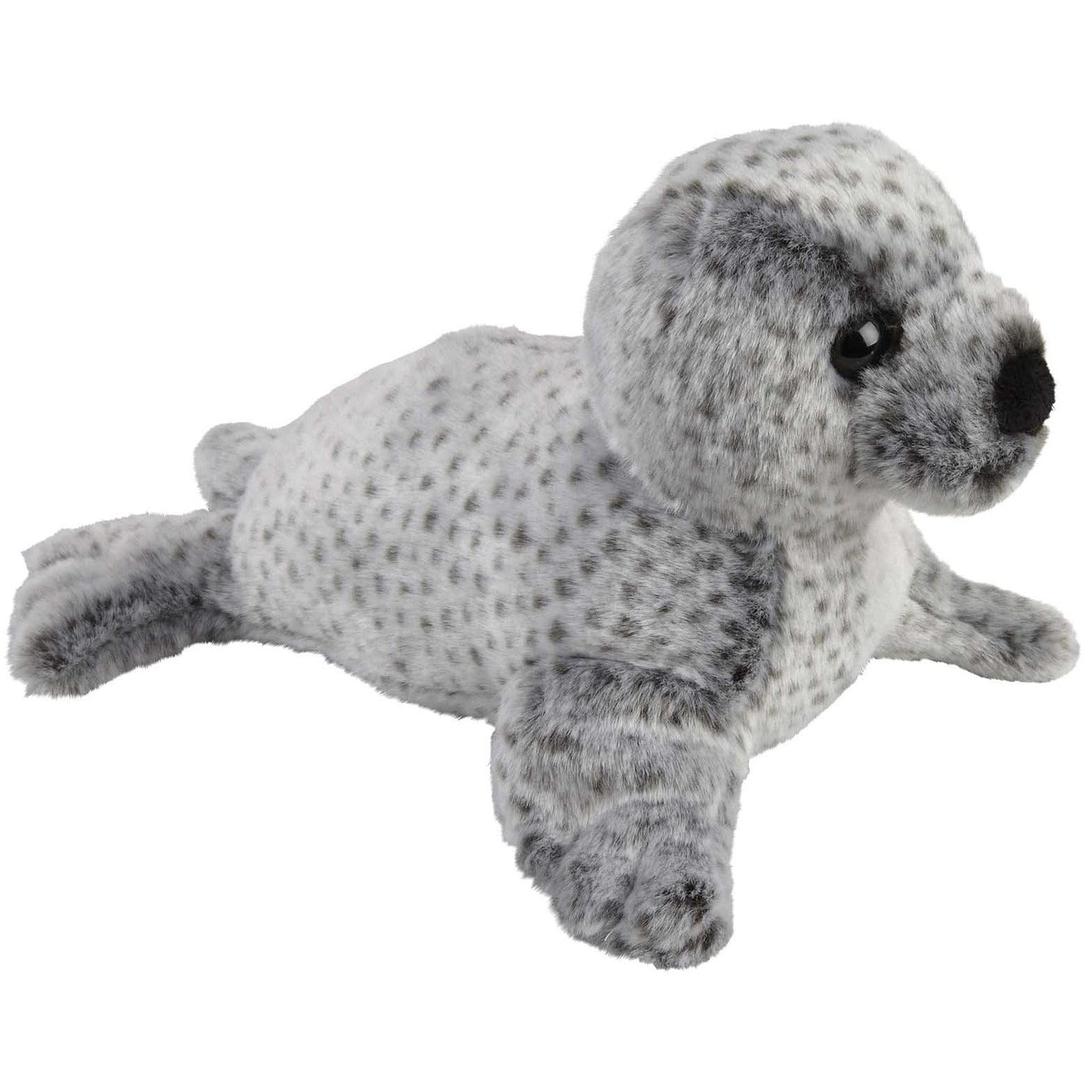 Seehonden pup knuffel - grijs - pluche - 35 cm