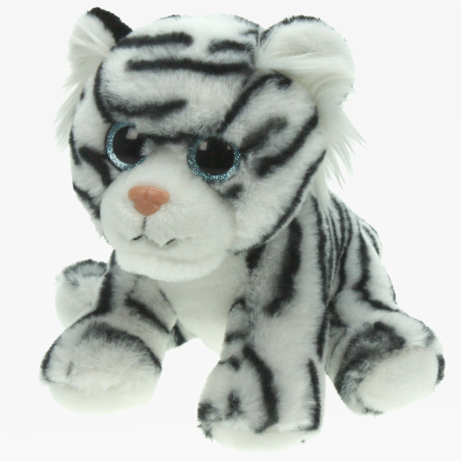 Witte tijger knuffel - pluche - 25 cm - dierenknuffel