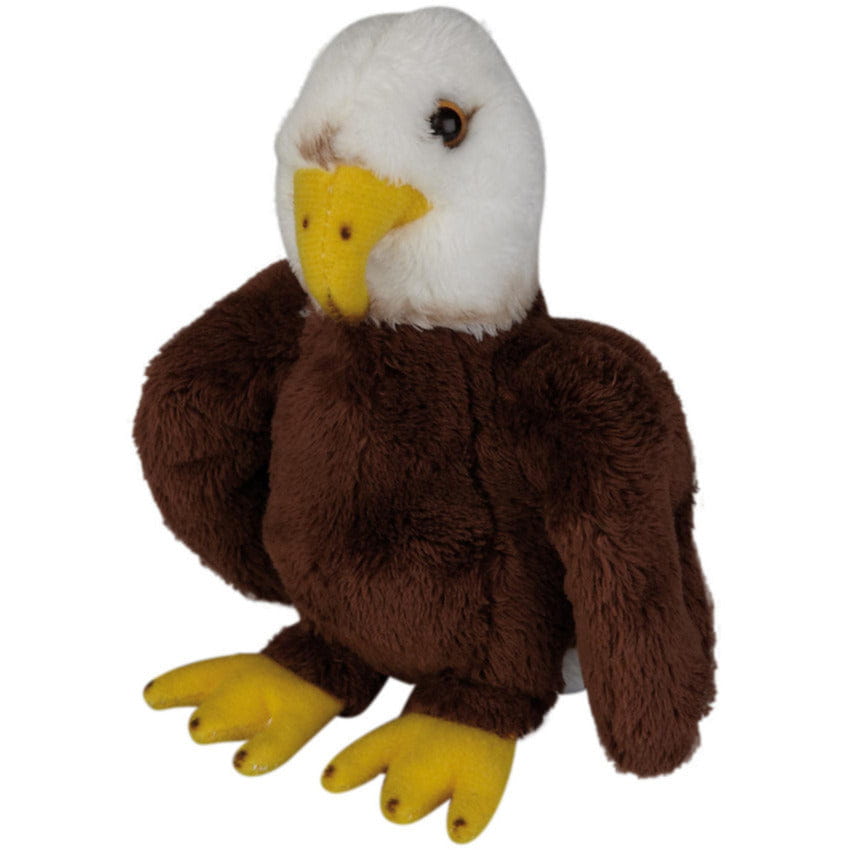 Amerikaanse zeearend knuffel - pluche - 15 cm - roofvogel - speelgoed