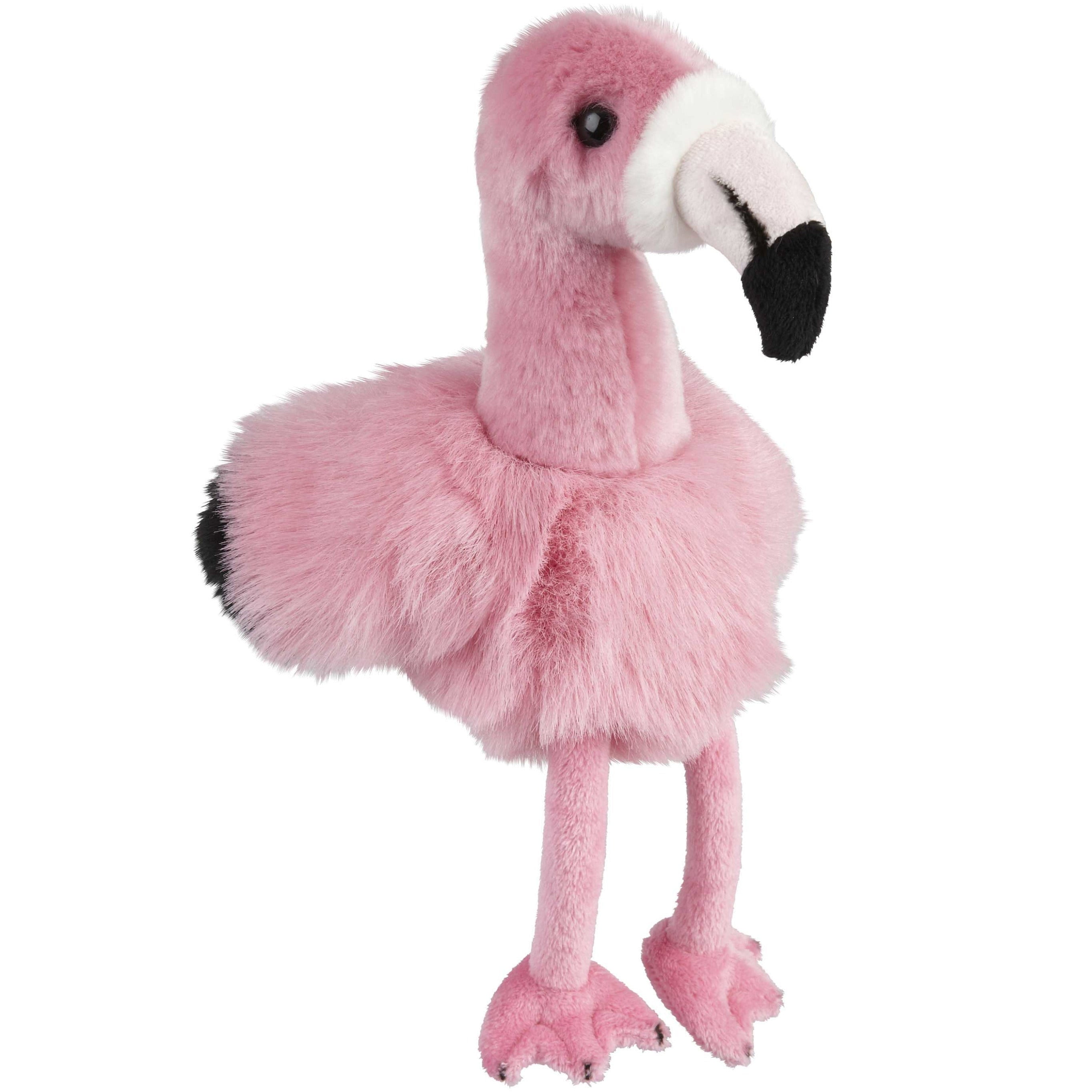 Ravensden flamingo knuffel - pluche - 18 cm - kinderkamer