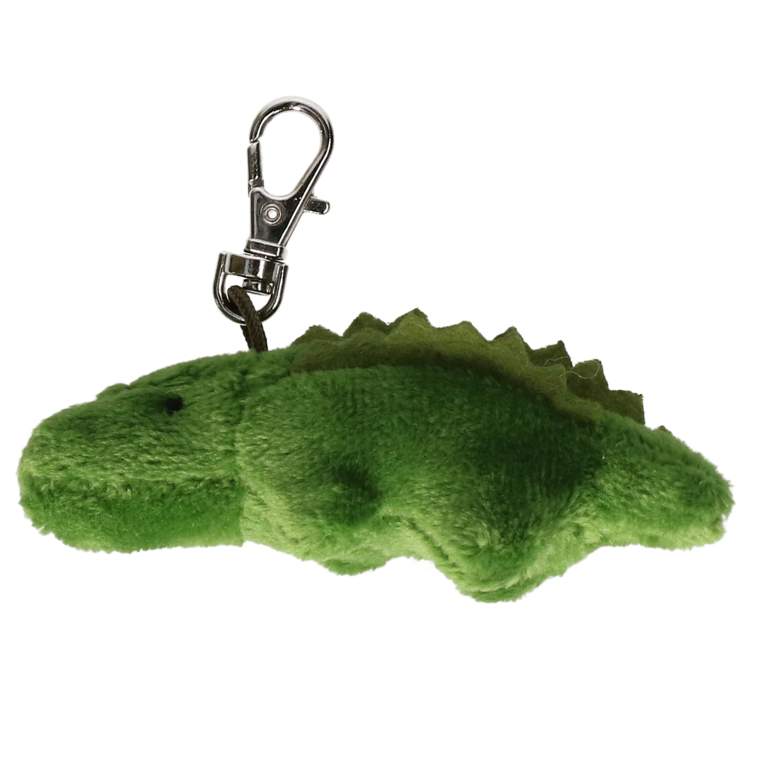 Nature Planet krokodil knuffel sleutelhanger - pluche - 6 cm