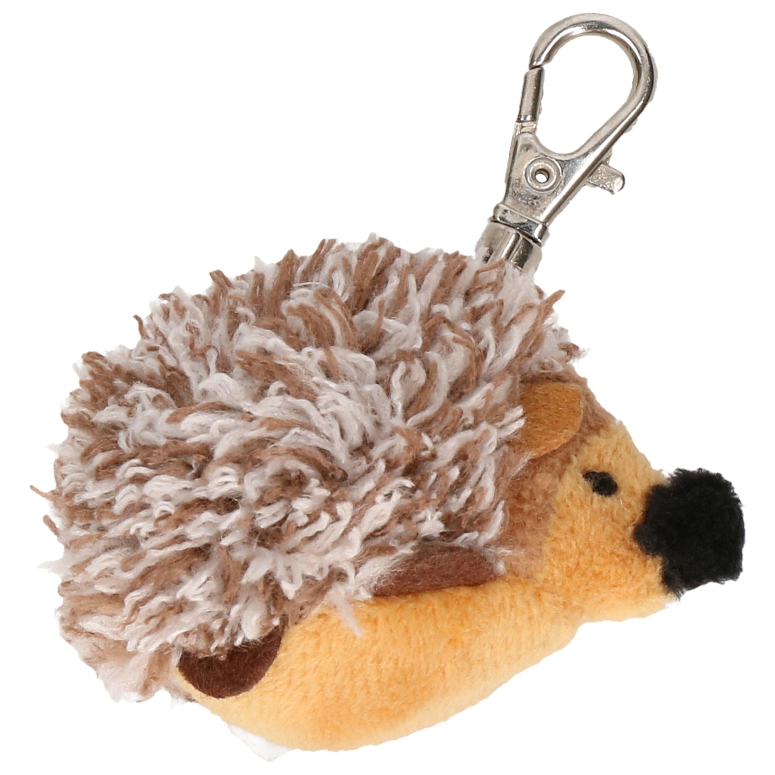 Nature Planet egel sleutelhanger - pluche - 5 cm - knuffel dier