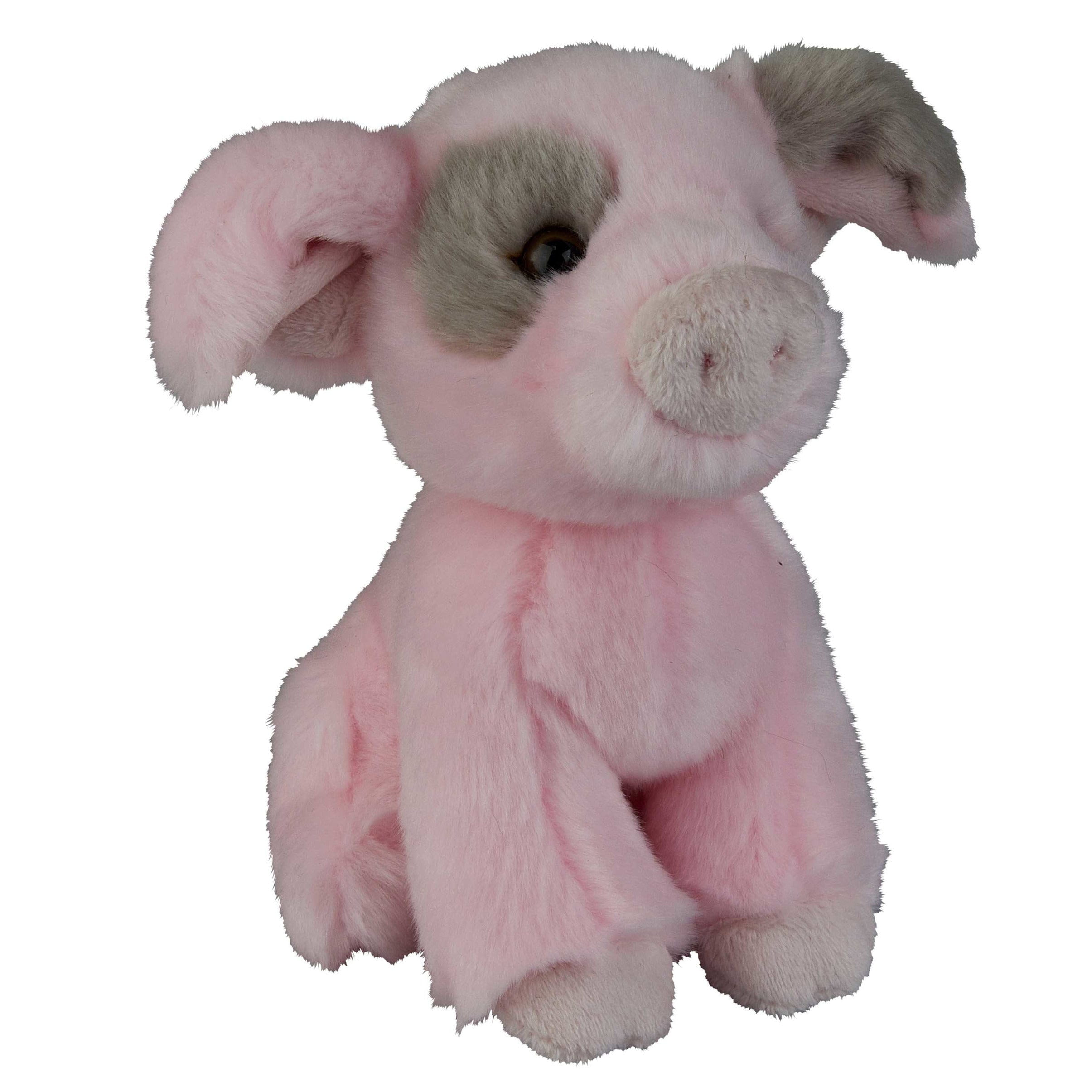 Pluche varken knuffel - 18 cm - zacht dierenknuffel
