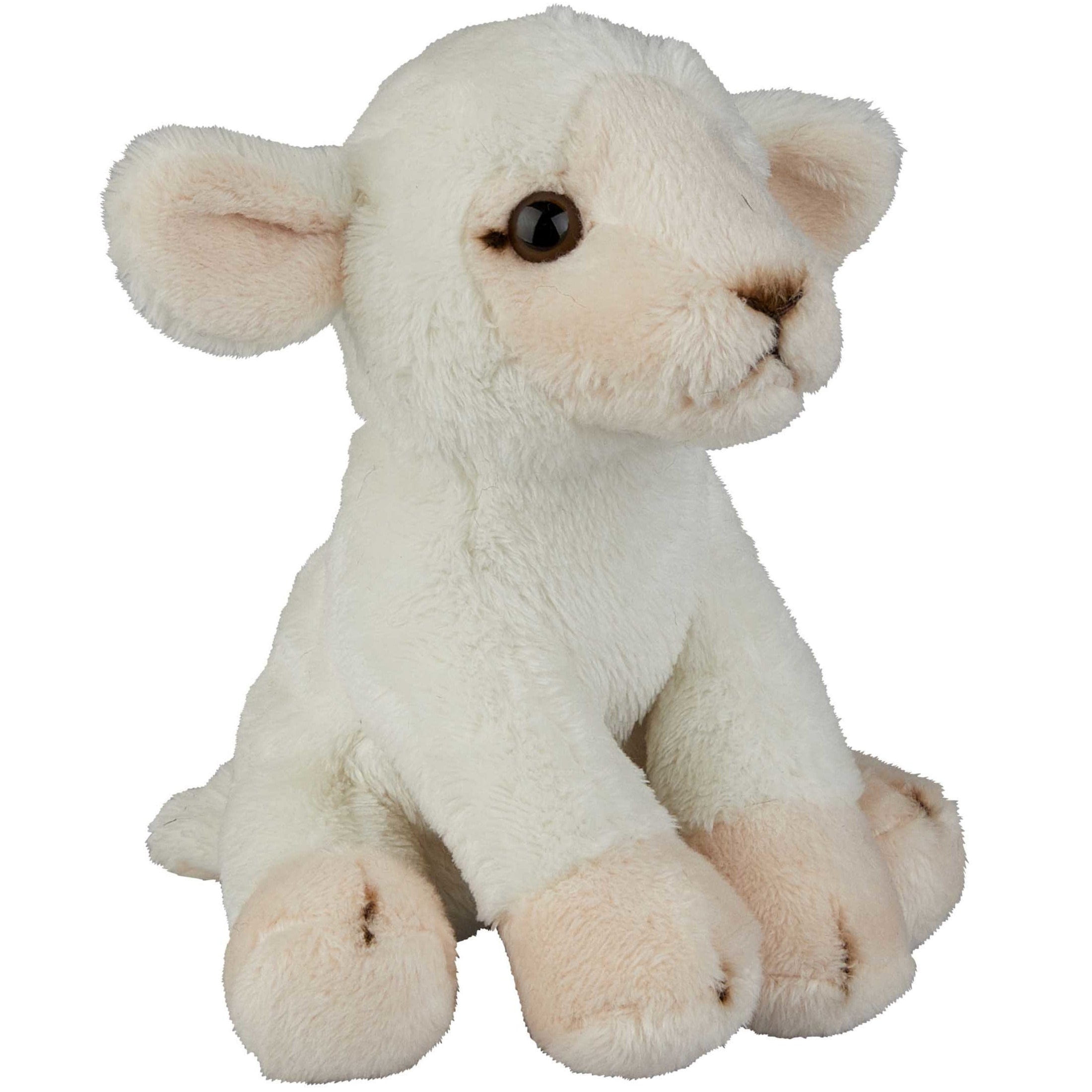Lammetje/schaap knuffel - pluche - 15 cm - dierenknuffel