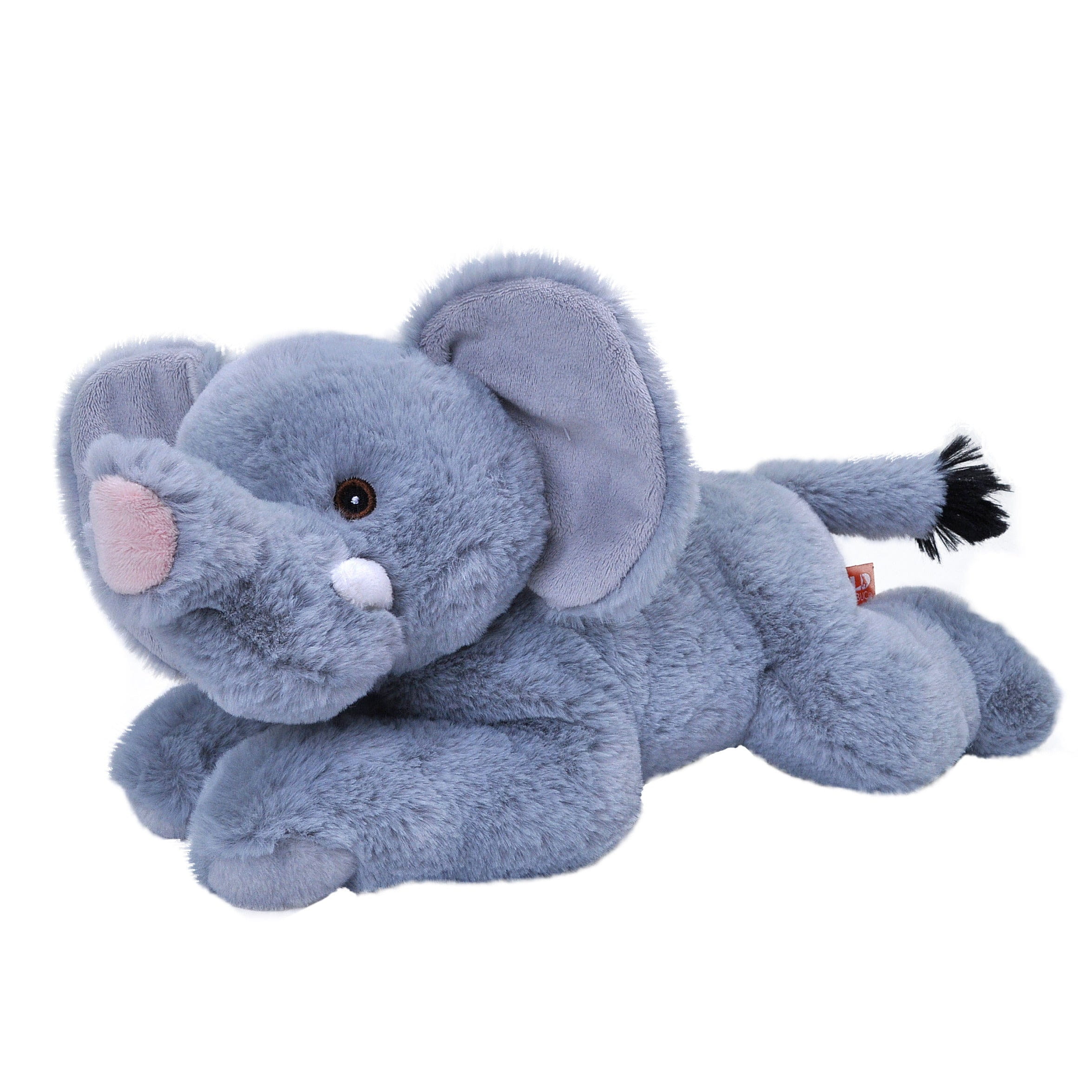 Eco-kins olifant knuffel - pluche - 30 cm - gerecycled