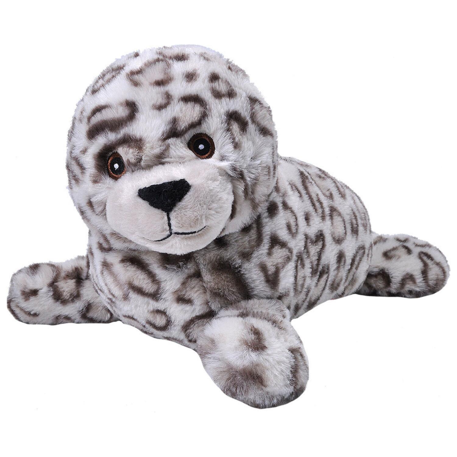 Wild Republic zeehond knuffel - pluche - grijs - 30 cm