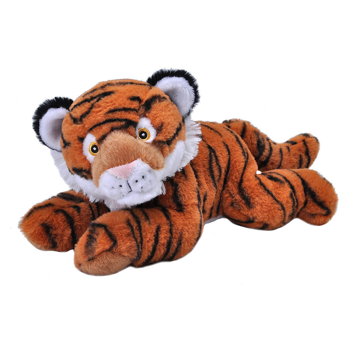 Wild Republic tijger knuffel - pluche - 30 cm - wilde dieren - dierenknuffel