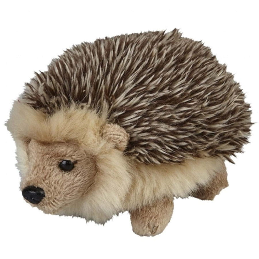 Egel knuffel - pluche - bruin - 15 cm - bosdieren
