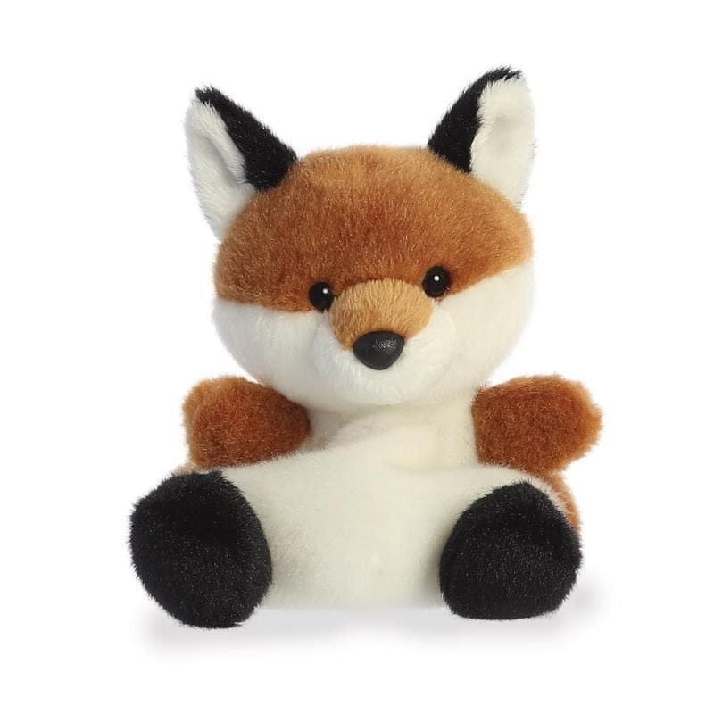 Aurora rode vos knuffel - pluche - 13 cm - bosdier