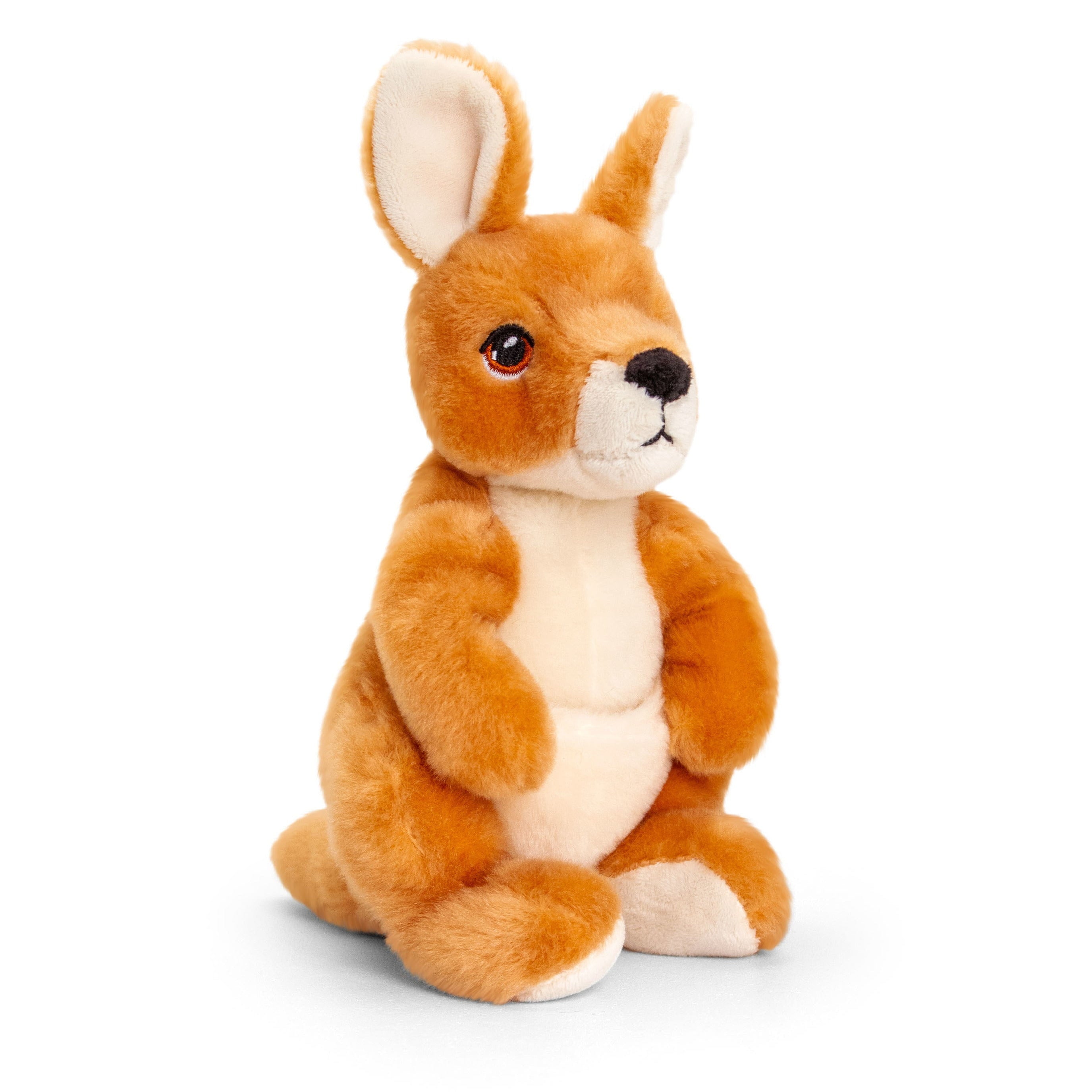 Pluche wallaby knuffel - kangoeroe - 27 cm - wilde dieren