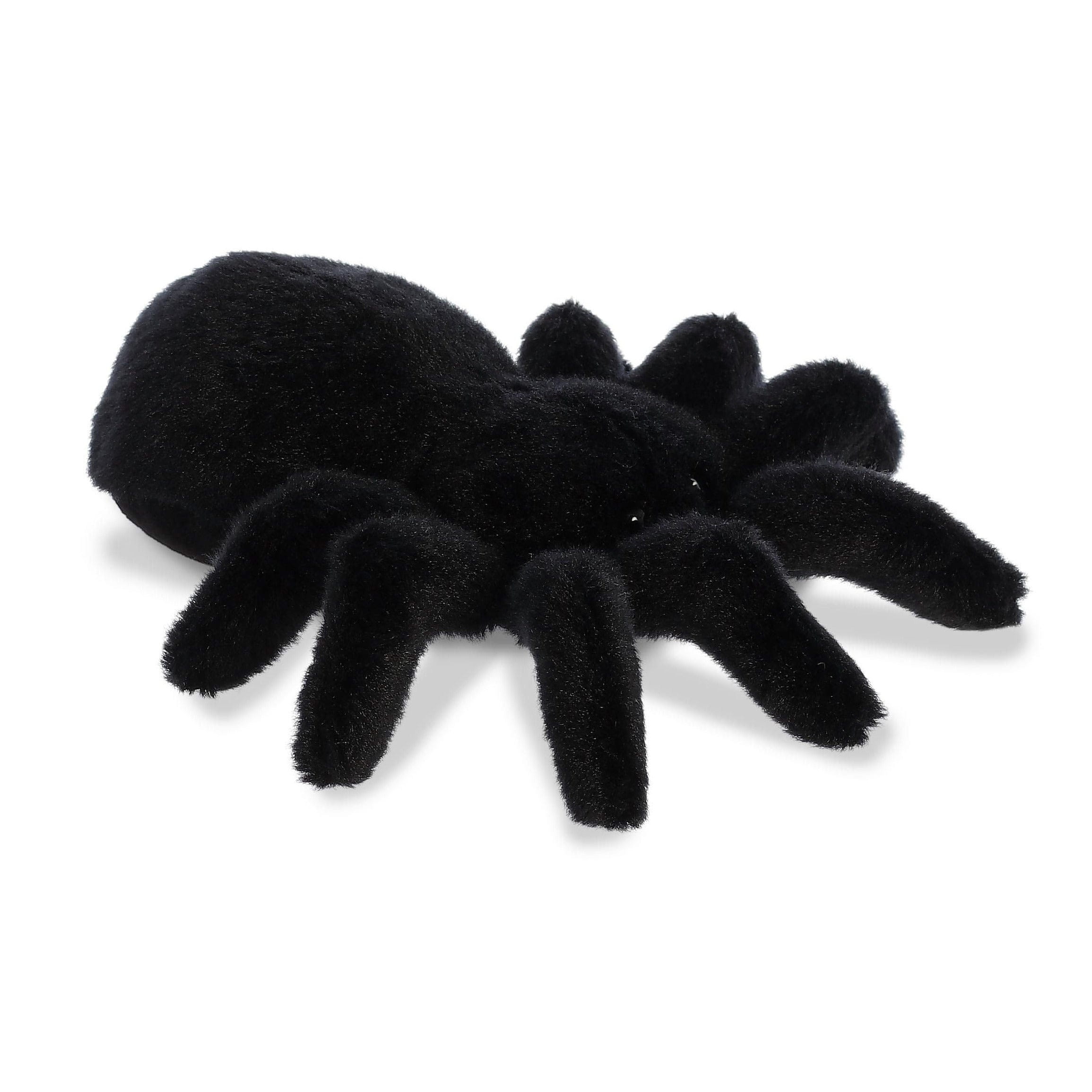 Tarantula knuffel - pluche vogelspin - 20 cm - zwart - spinnenknuffel