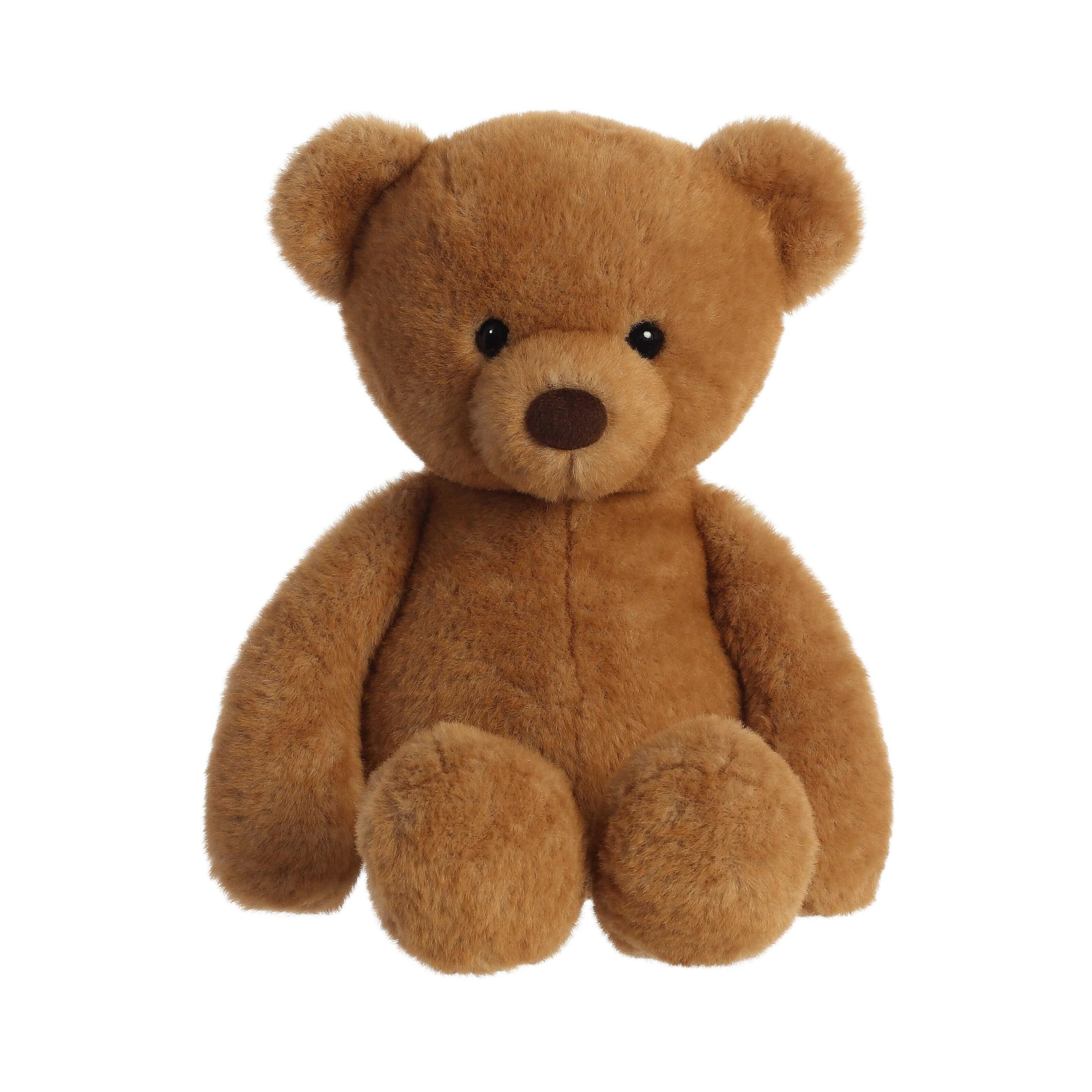 Aurora teddybeer knuffel - bruin - pluche - 42 cm - dierenknuffel