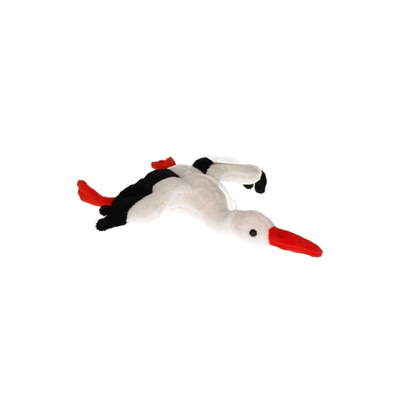 Pluche ooievaar hanger - pluche - 28 cm - knuffel