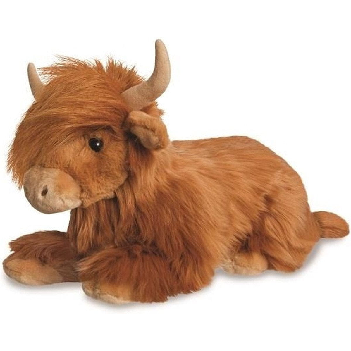 Schotse hooglander koe knuffel - pluche - 41 cm - dierenknuffel