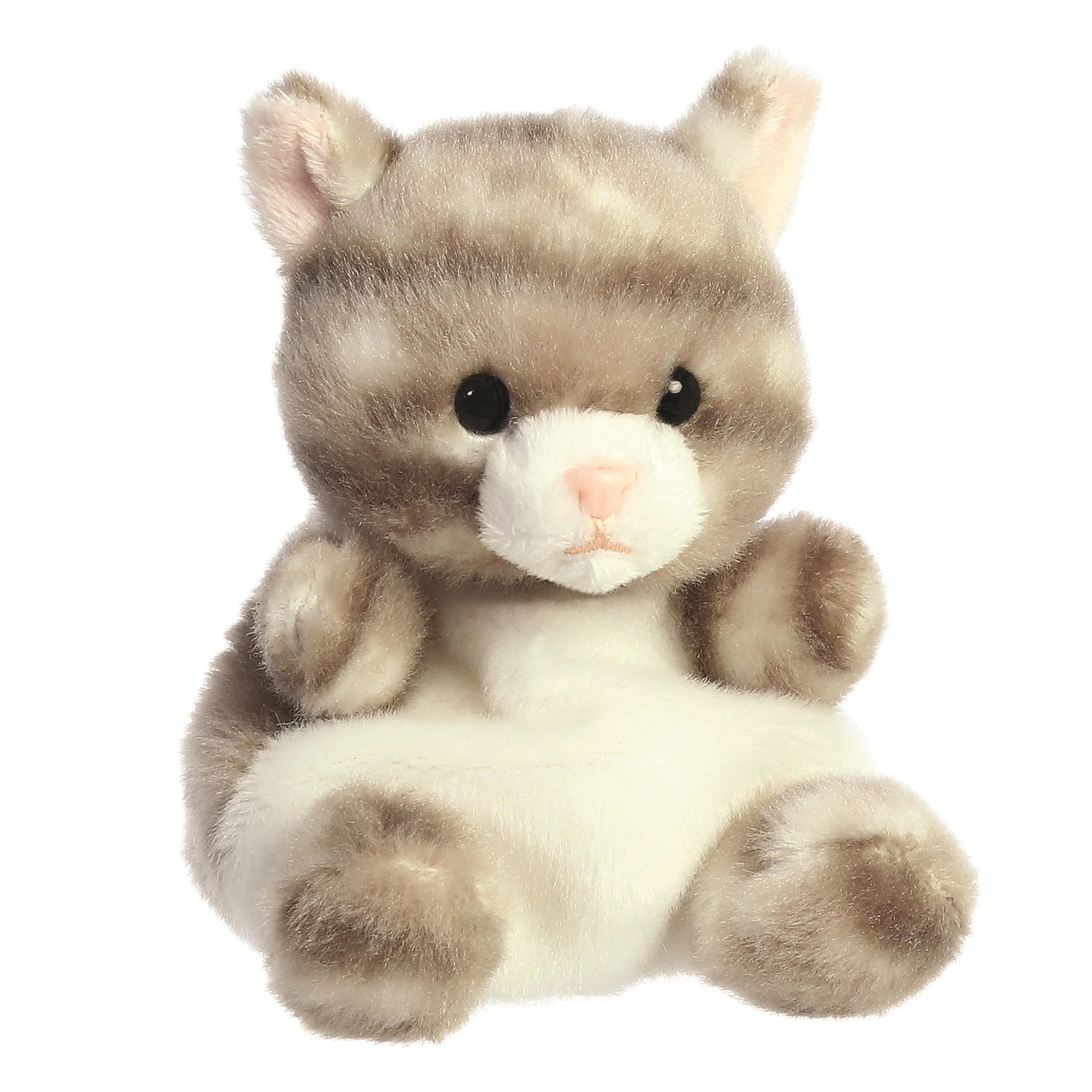 Aurora pluche kattenknuffel - zittend - 13 cm - huisdier