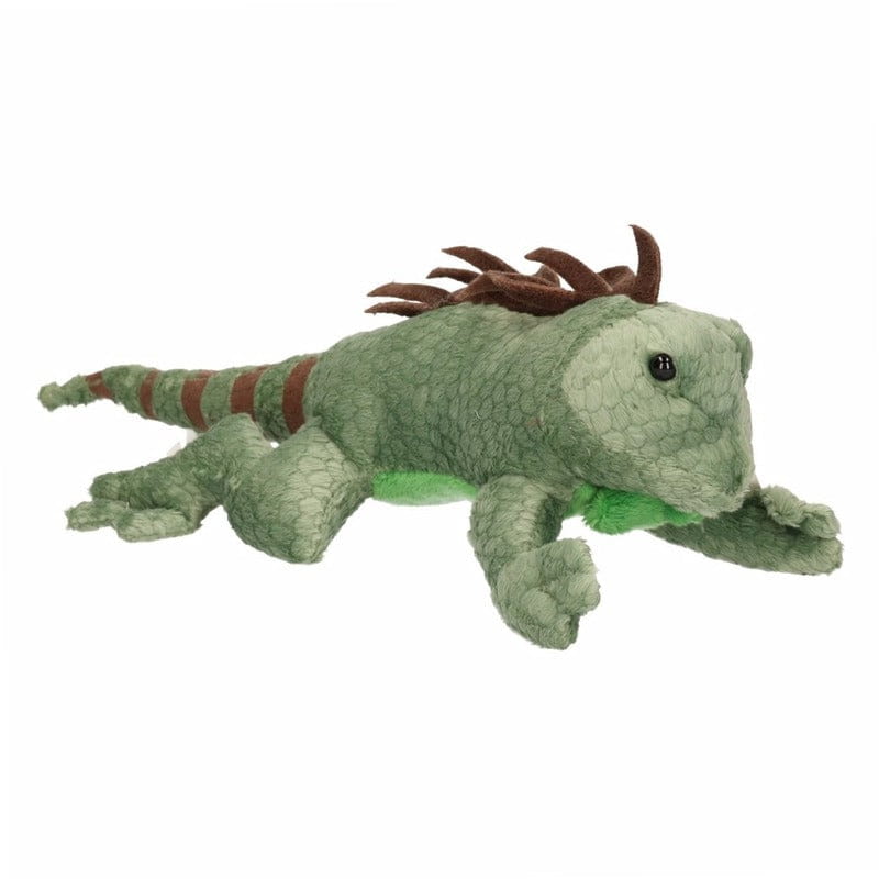 Pluche leguaan - knuffel - groen - 30 cm