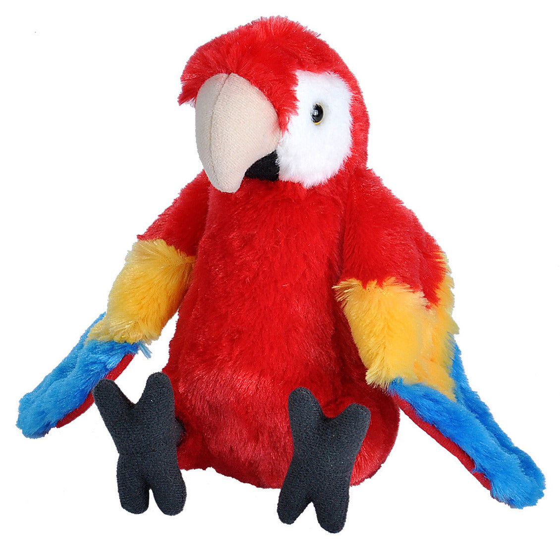 Wild Republic papegaai knuffel - pluche - 20 cm - ara