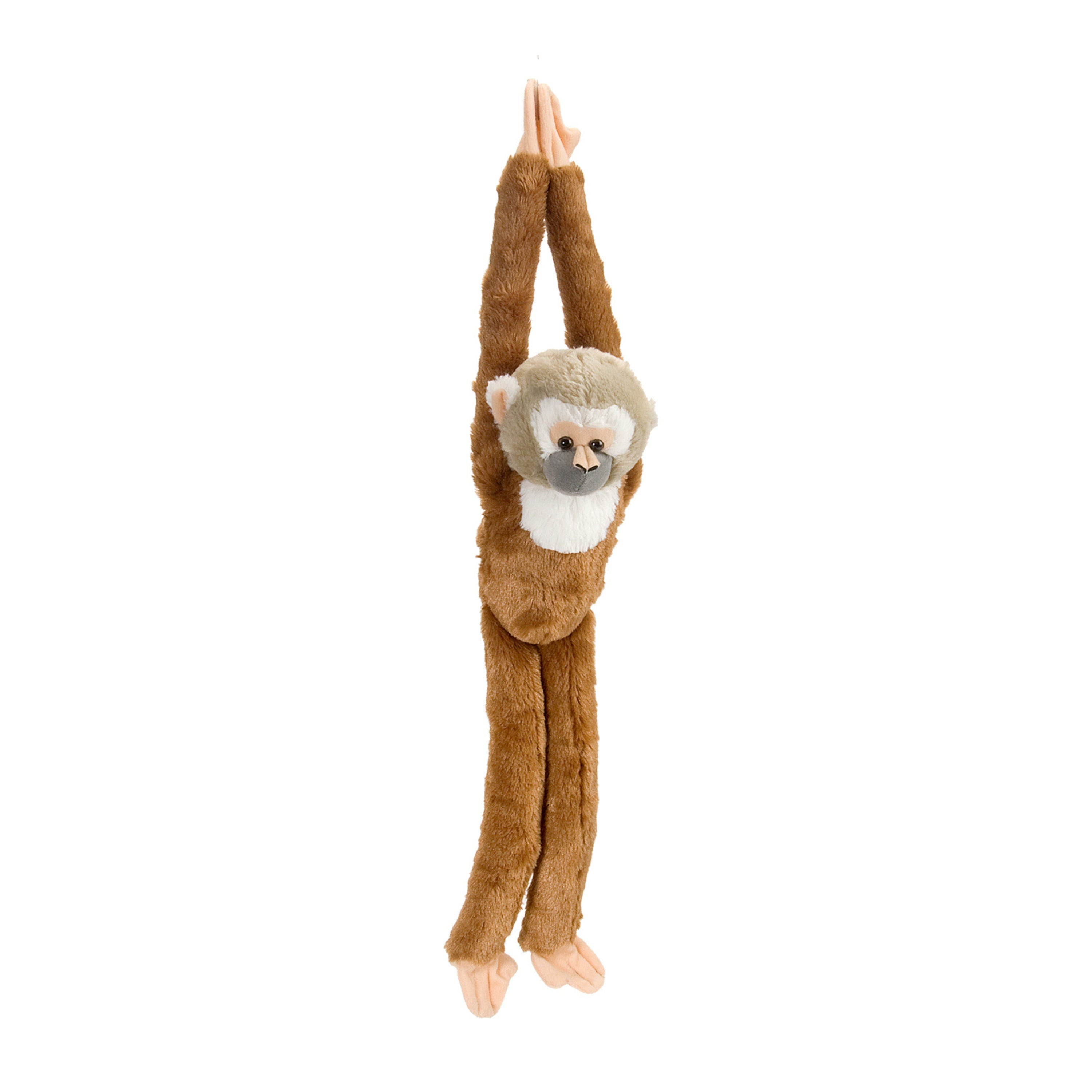 Wild Republic doodshoofdaapje knuffel - pluche - 51 cm - bruin