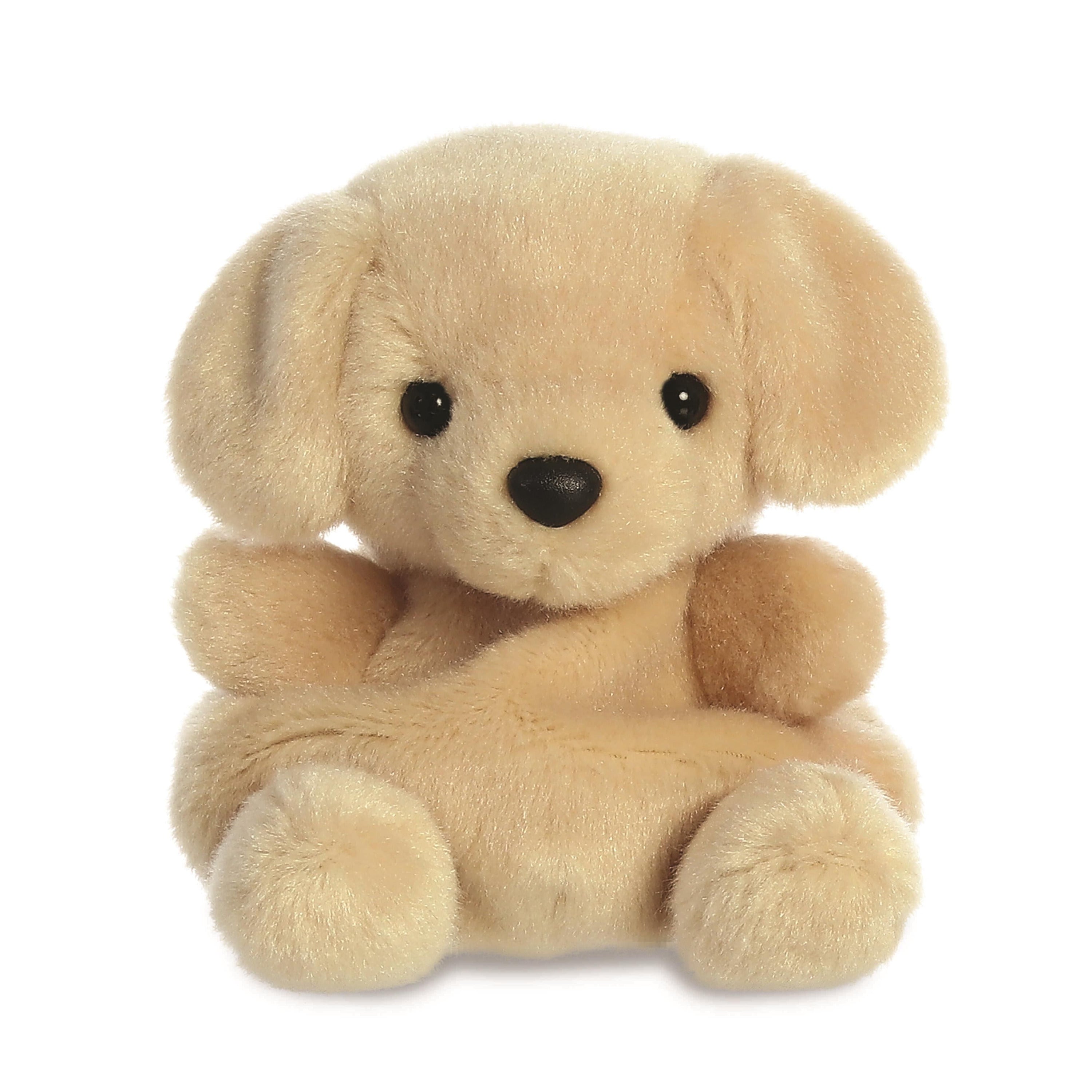 Labrador knuffel - pluche - beige - 13 cm - hond