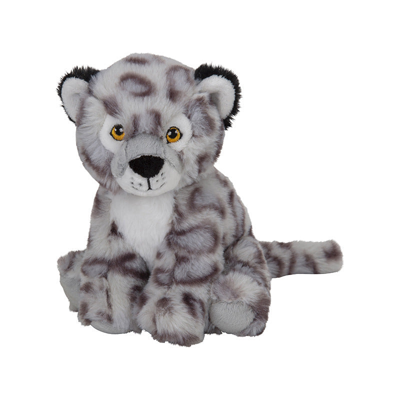 Nature Planet sneeuwluipaard knuffel - pluche - 16 cm