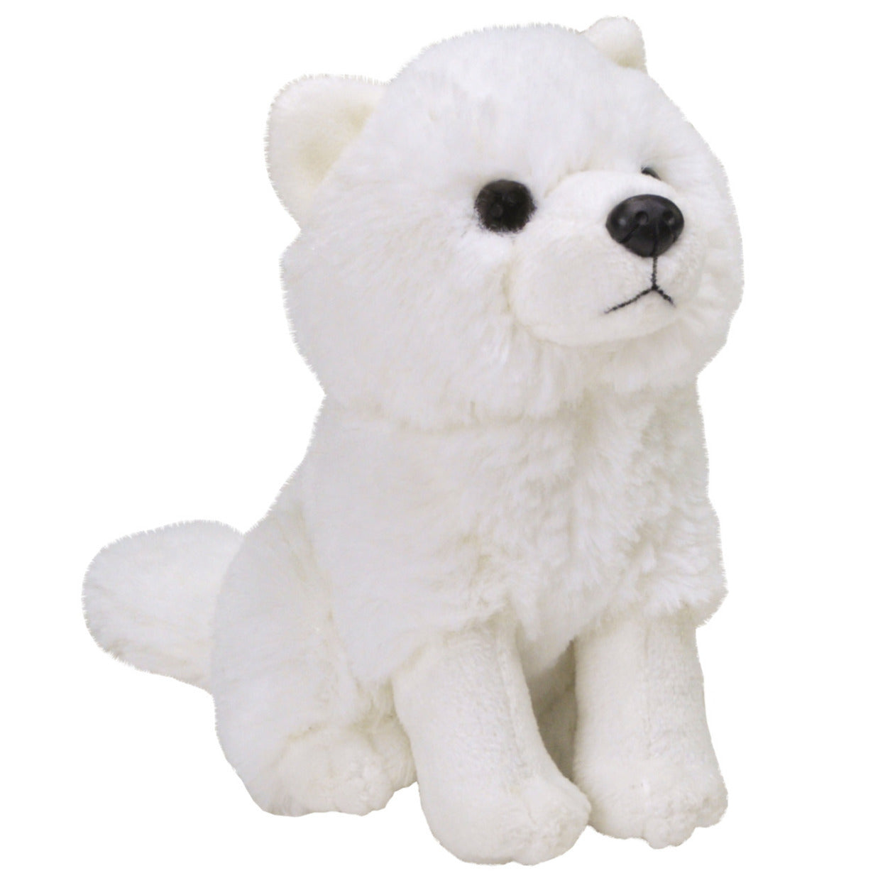 Wild Republic poolvos knuffel - pluche - wit - 13 cm - zittend