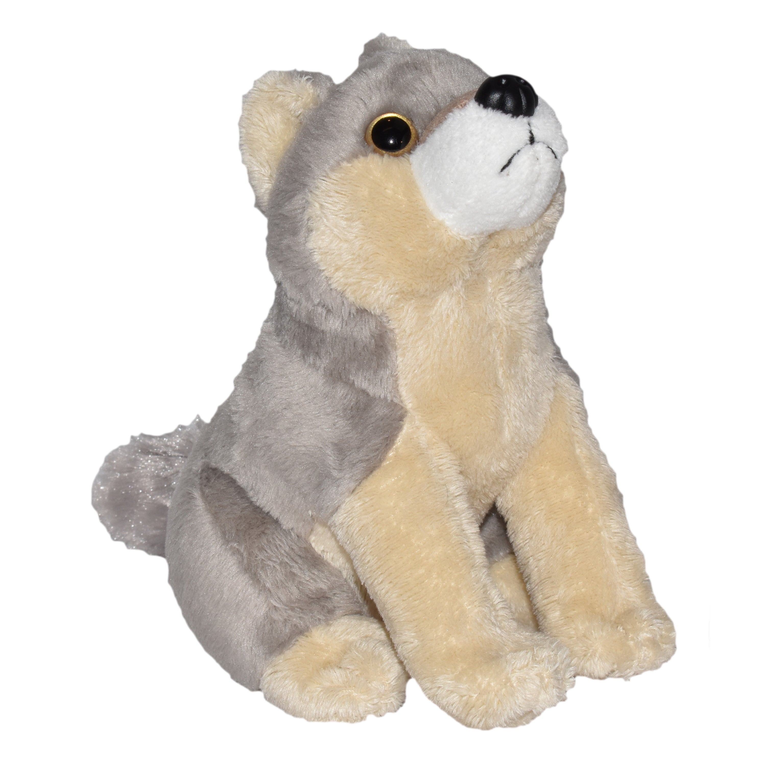 Wild Republic wolf knuffel - met geluid - 20 cm - pluche