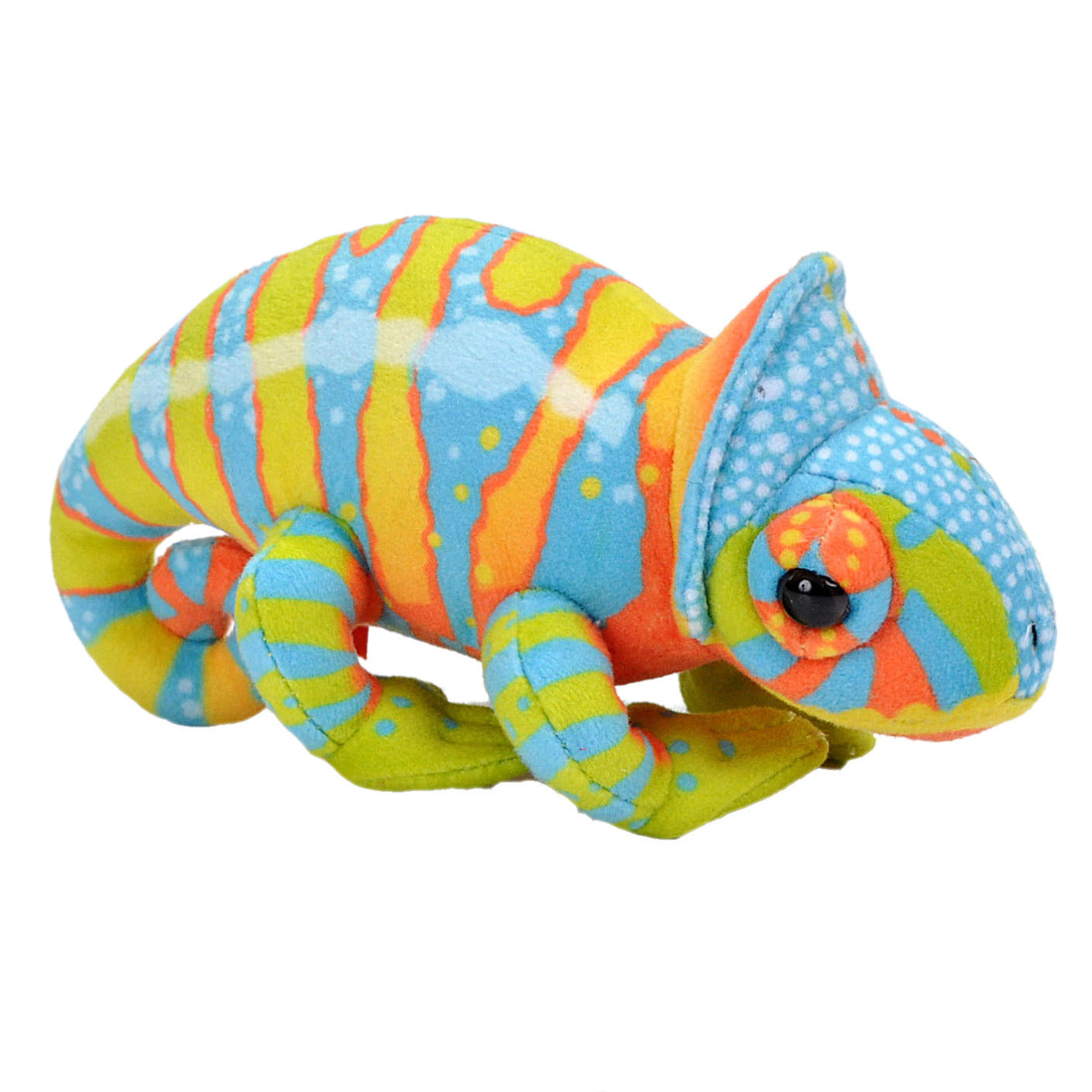 Wild Republic kameleon knuffel - pluche - 13 cm