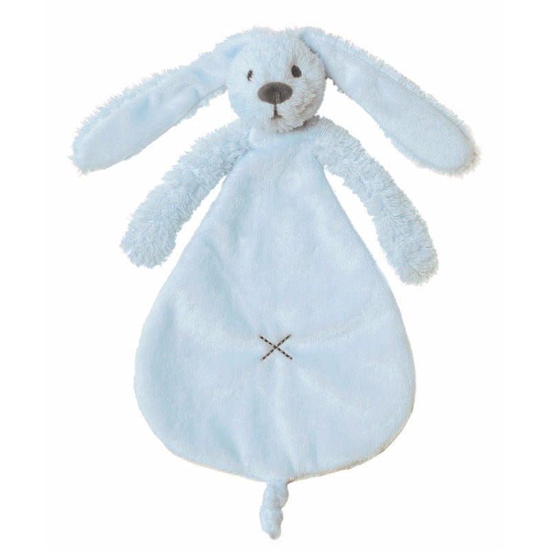 Happy Horse Richie konijnendoekje - blauw - pluche - 25 cm