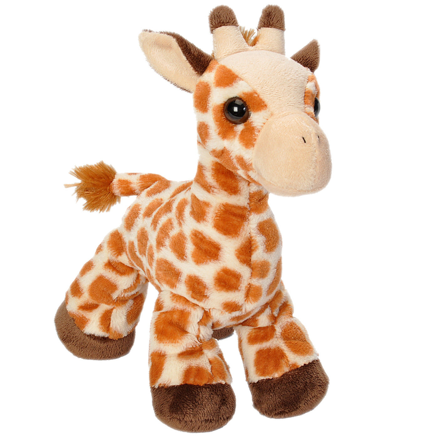 Wild Republic giraffe knuffel - pluche - 18 cm - safari dierenknuffel