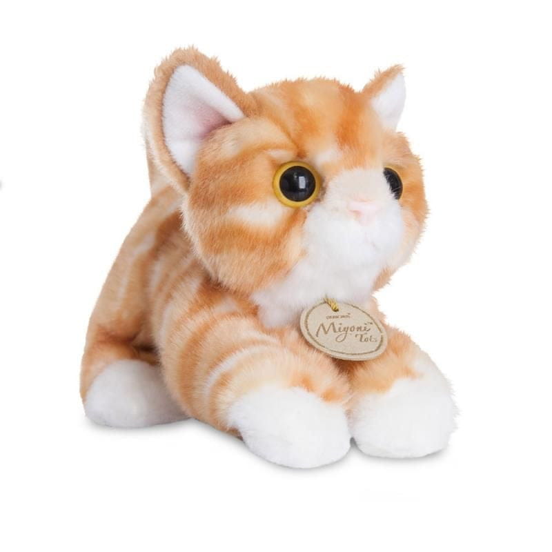 Aurora lapjeskat knuffel 20 cm - zachte pluche kat