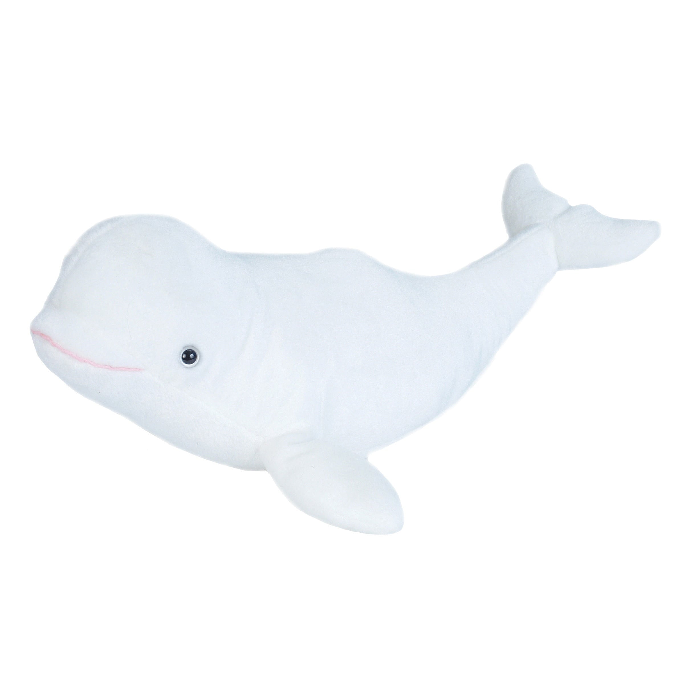 Wild Republic beluga walvis knuffel - pluche - 30 cm - wit
