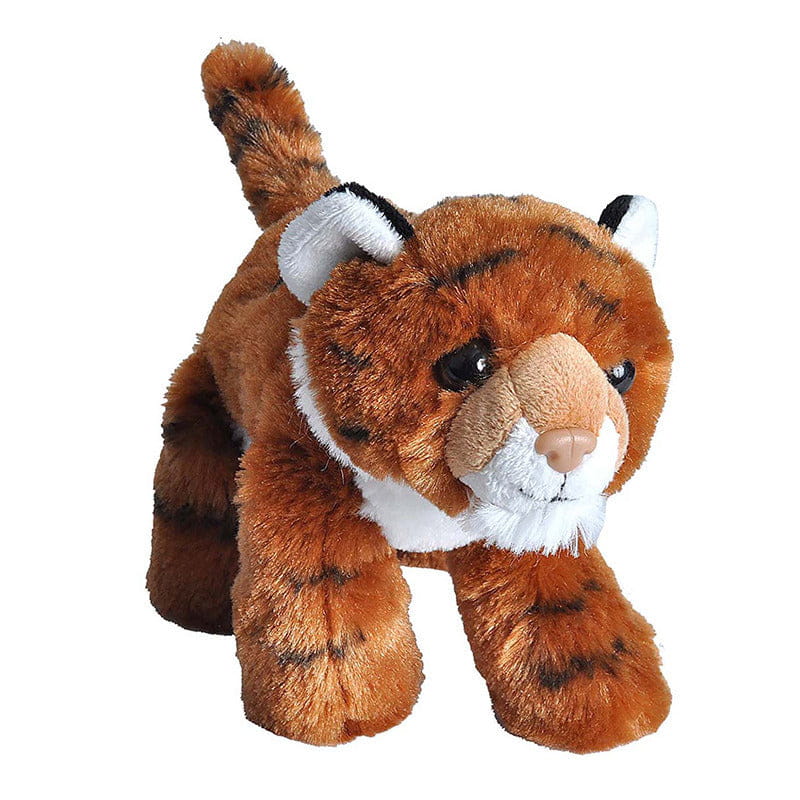 Wild Republic tijger knuffel - pluche - 18 cm - dierenknuffel