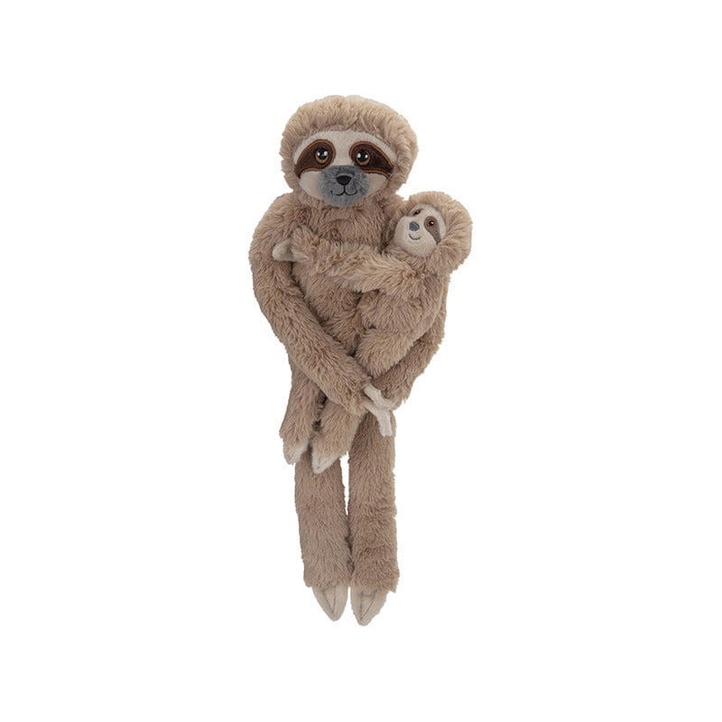 Nature Planet luiaard knuffel - pluche - hangend - 48 cm