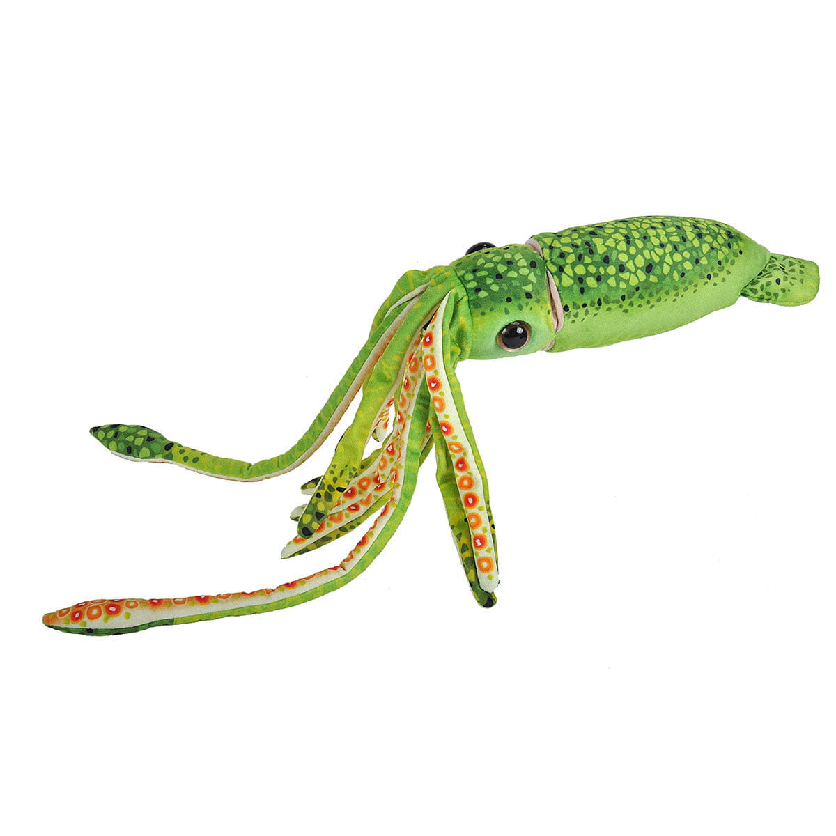 Wild Republic octopus knuffel - pluche - groen - 38 cm