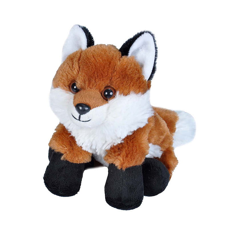 Wild Republic vos knuffel - pluche - 18 cm - rood - dierenknuffel