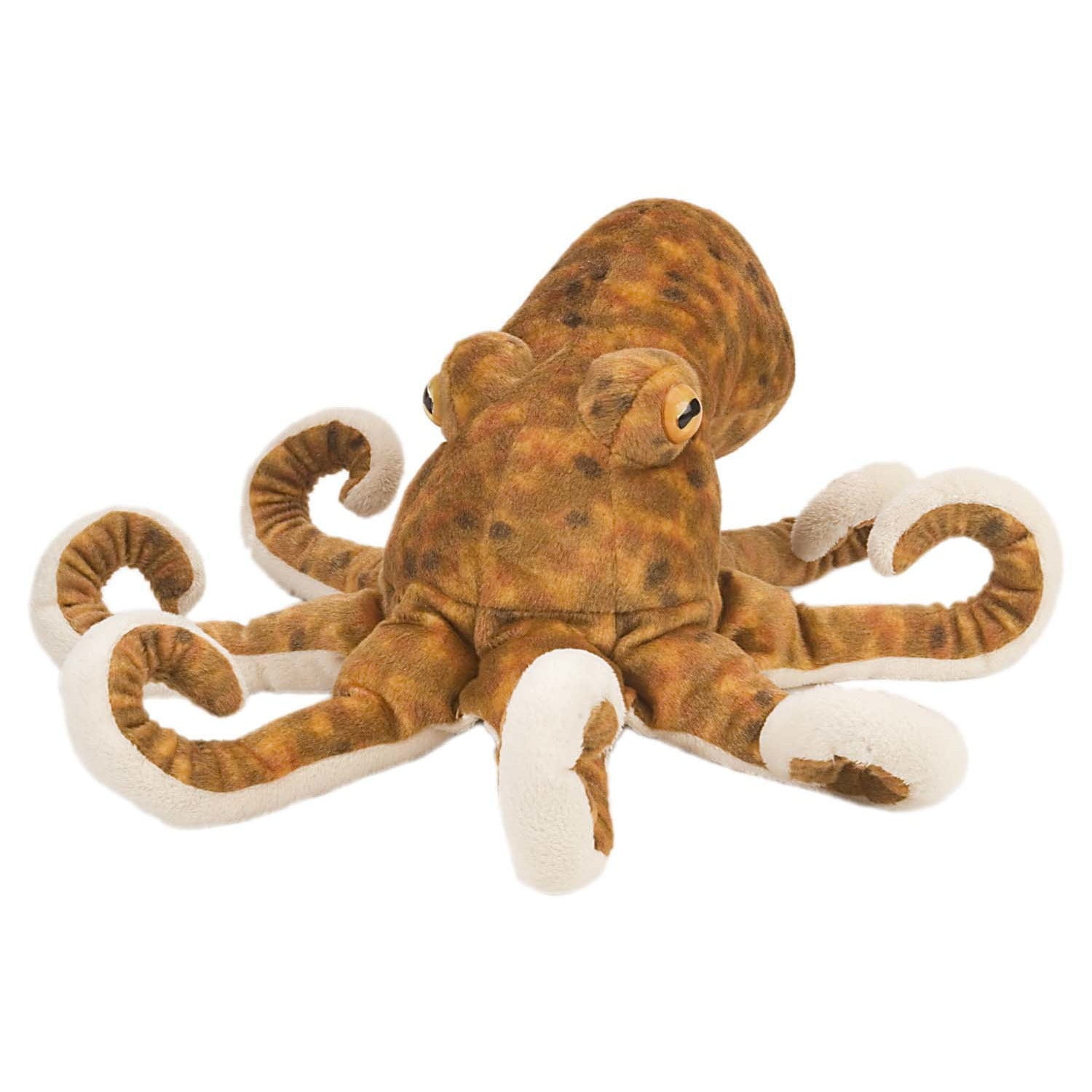 Wild Republic octopus knuffel - pluche - 30 cm - bruin - zeedier