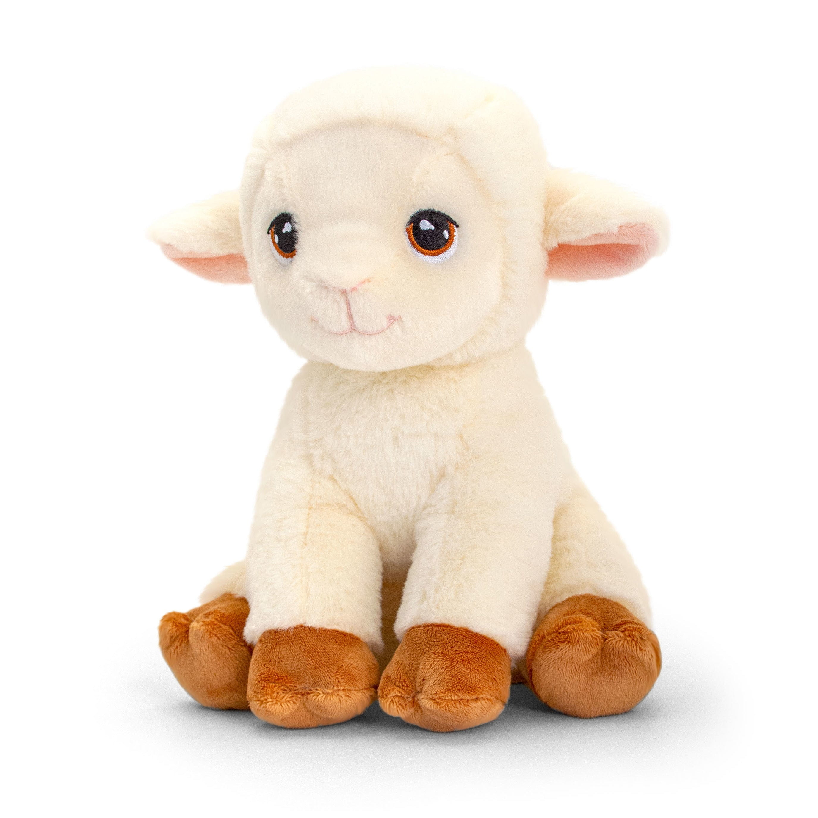Keel Toys schaap knuffel - pluche - 25 cm - boerderij dier - lammetje - knuffeldier