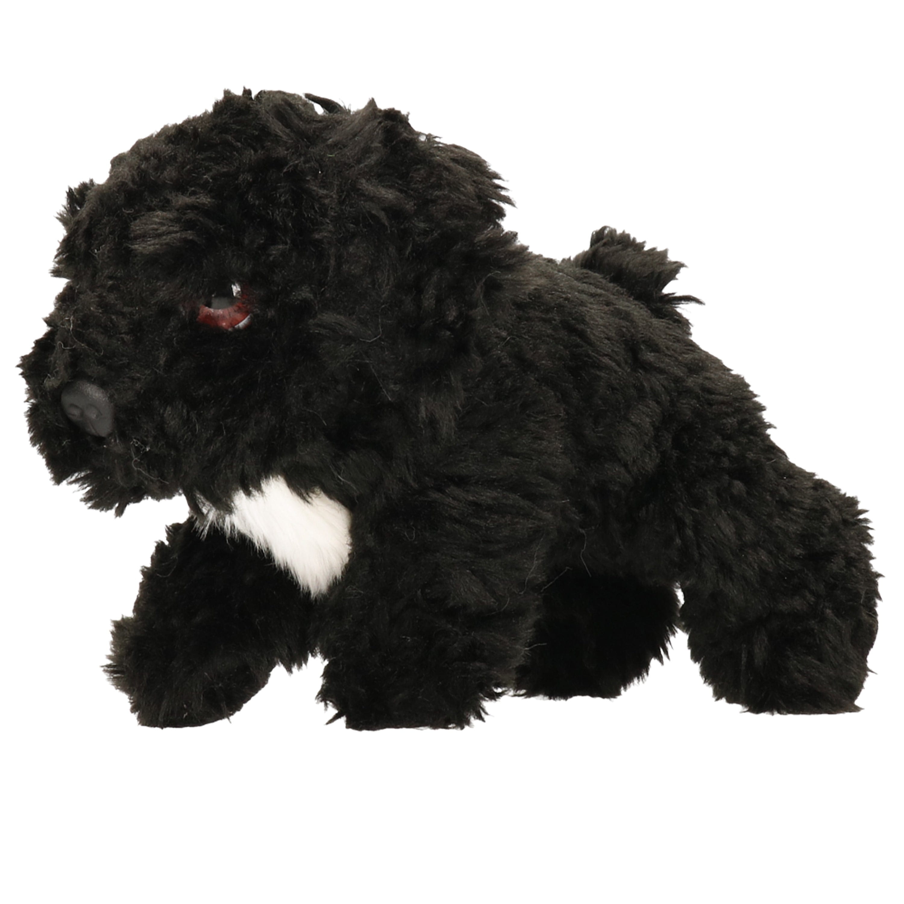 Pluche zwarte Cockapoo knuffel - 25 cm - hondenknuffel