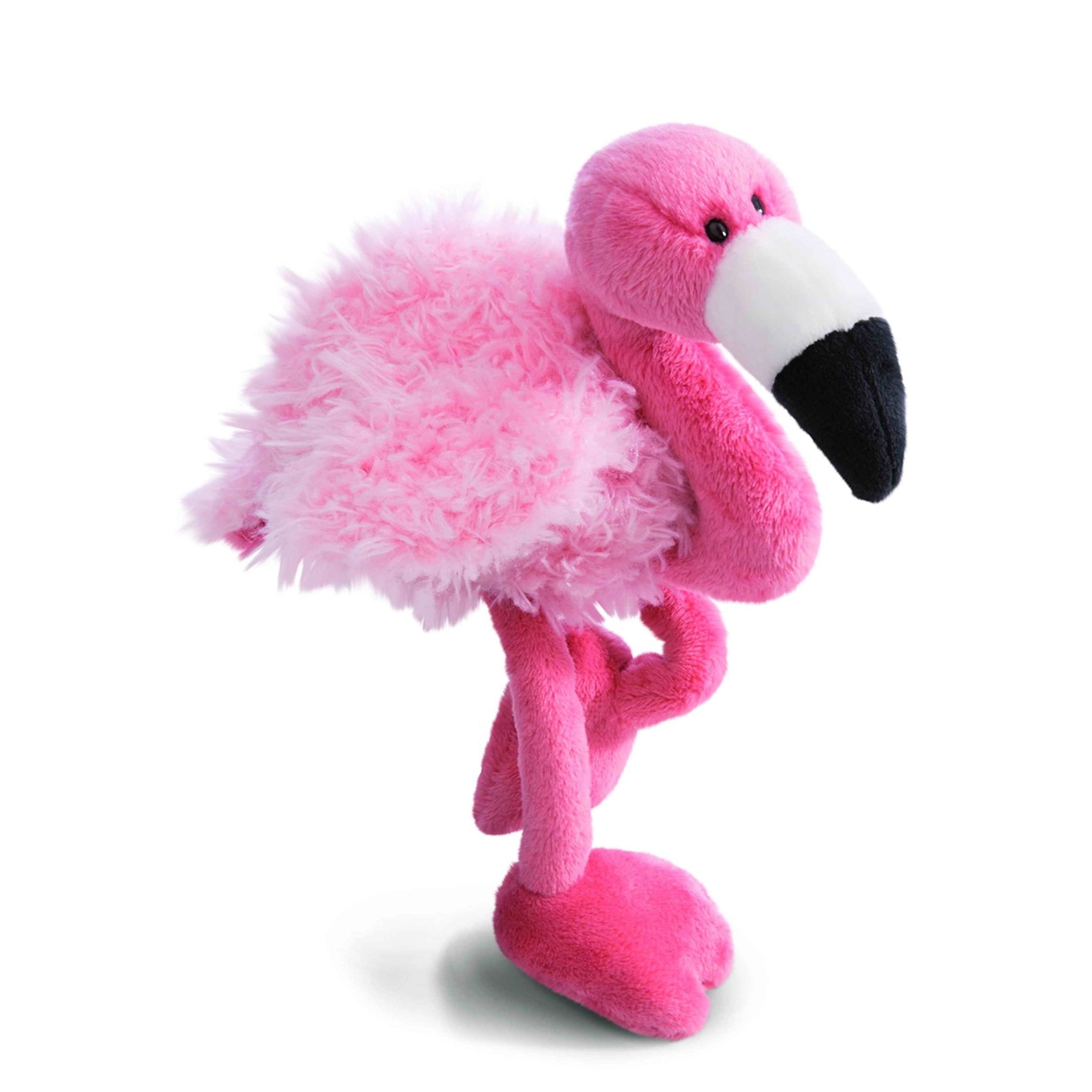 Nici flamingo knuffel - pluche - roze - 25 cm