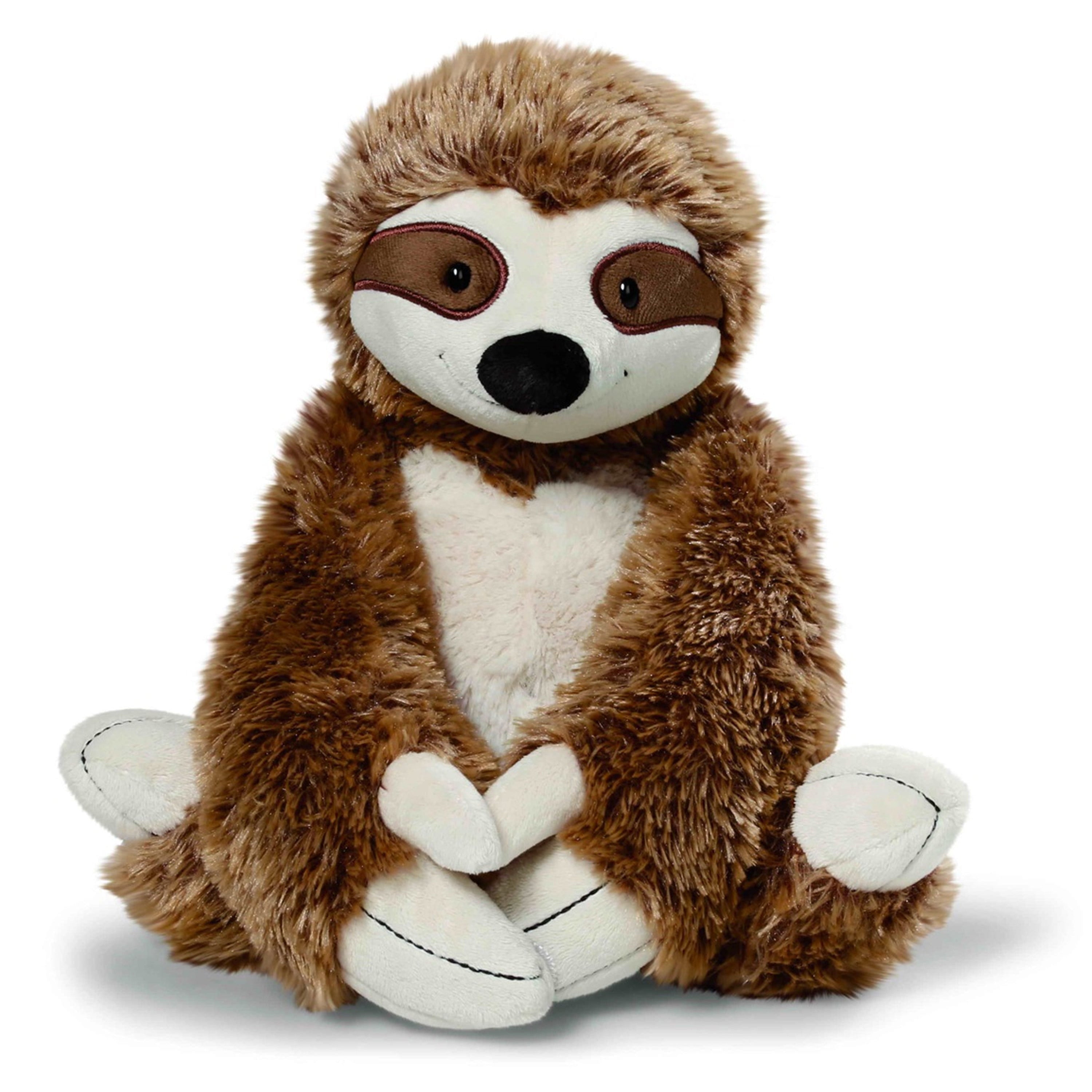 Nici luiaard knuffel - bruin pluche - 25 cm