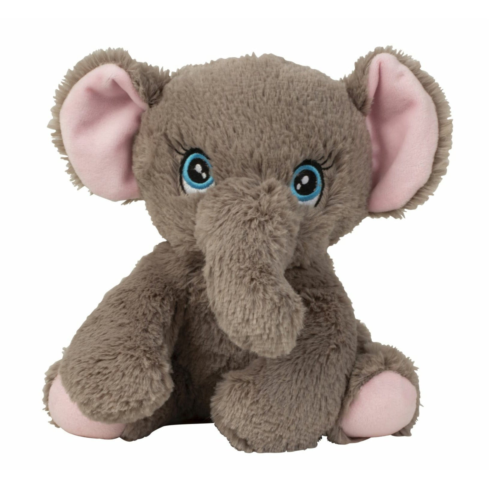 Olifant knuffel - zachte pluche - 21 cm - dierenspeelgoed
