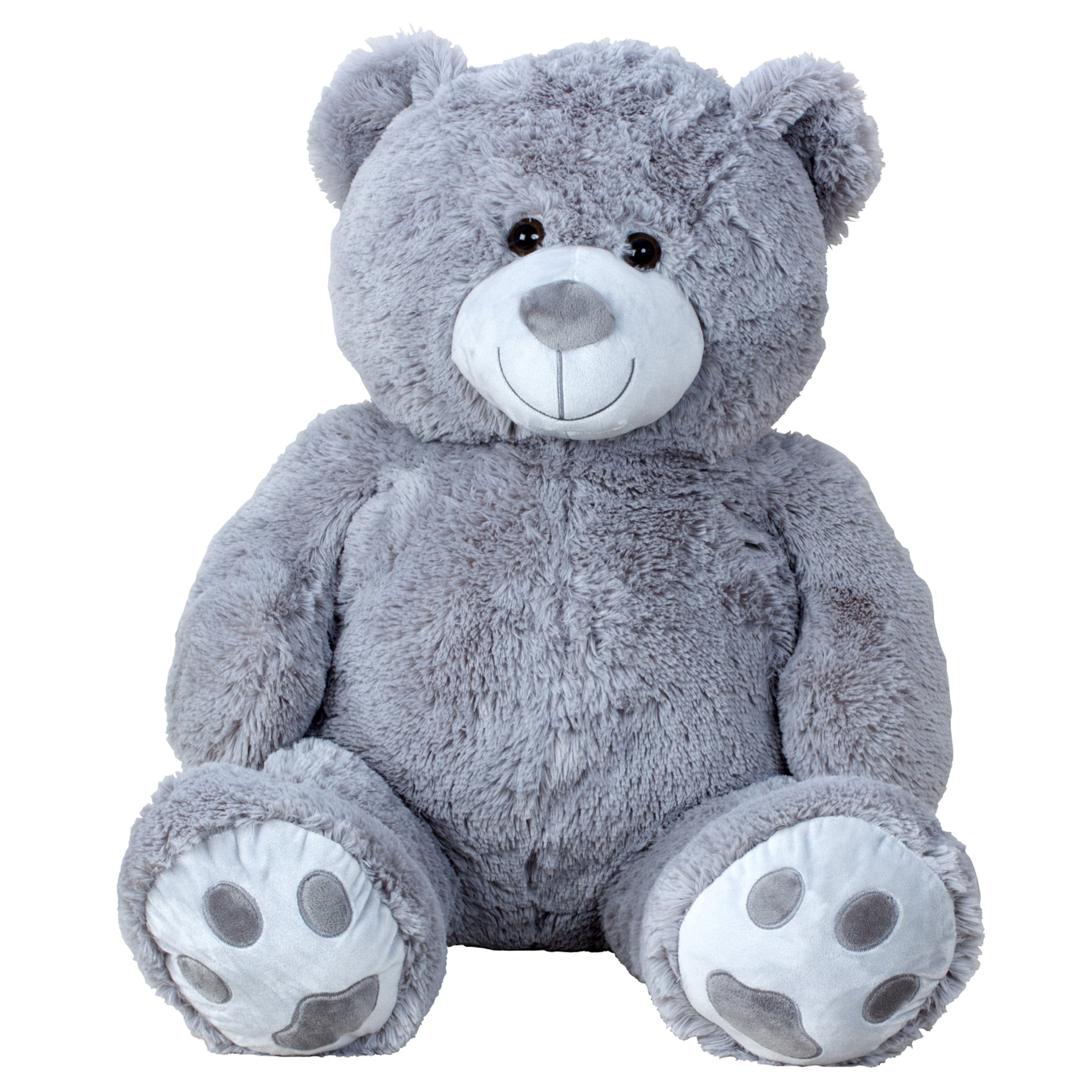 Teddy beer knuffel - zachte pluche - 64 cm zittend - 100 cm staand