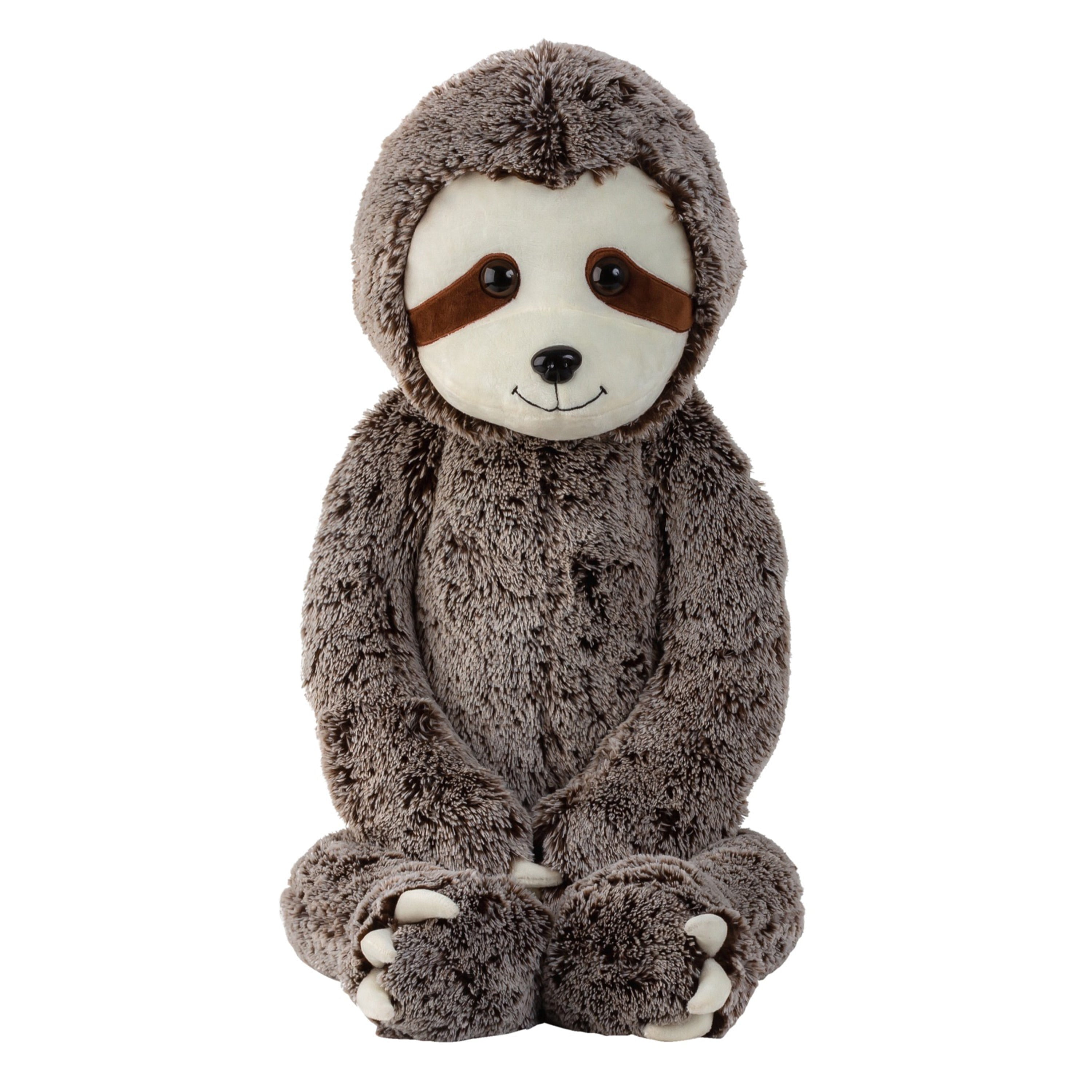 Luiaard knuffel - zachte pluche - 59 cm zittend - 100 cm staand