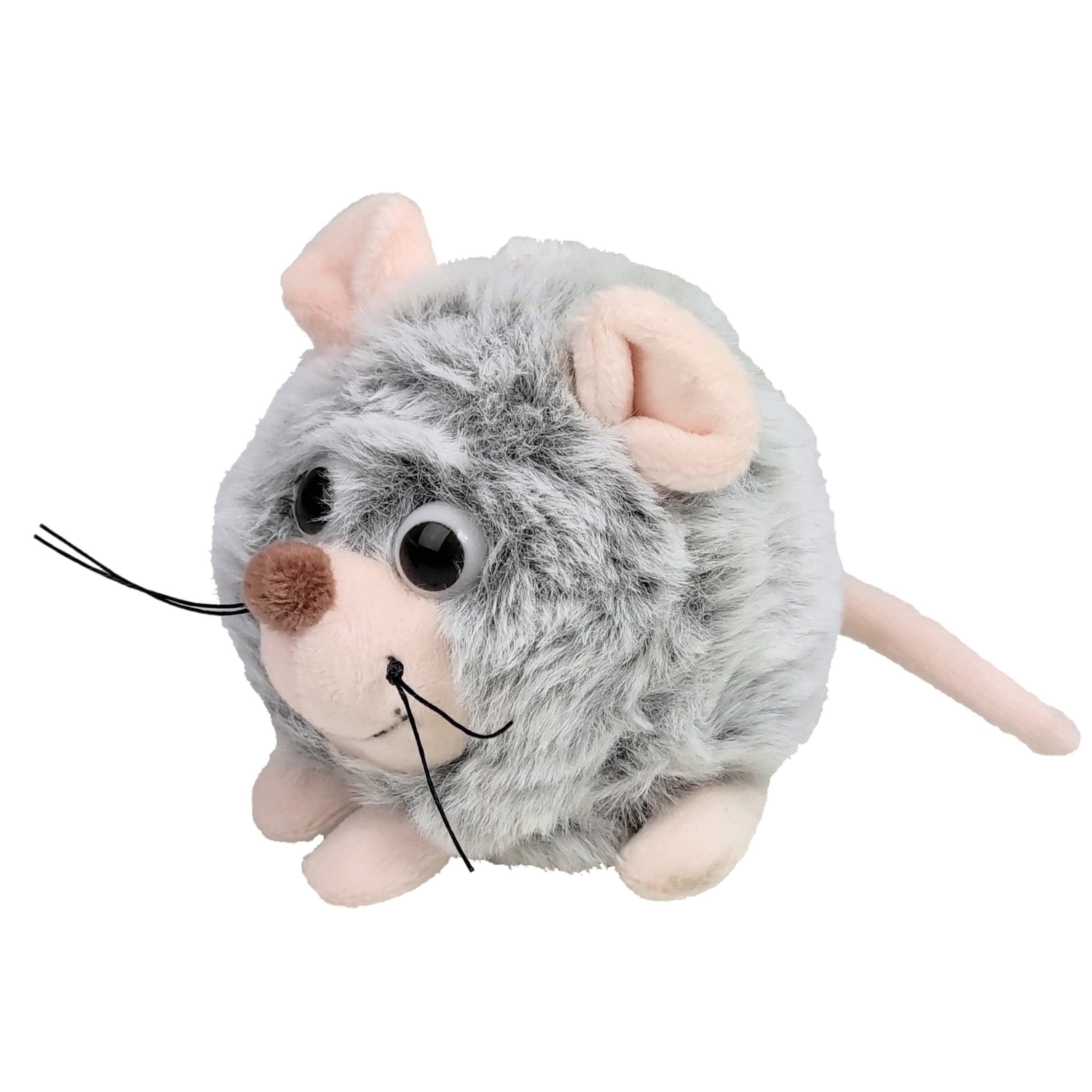Imware muizen knuffel - pluche - 9 cm - grijs