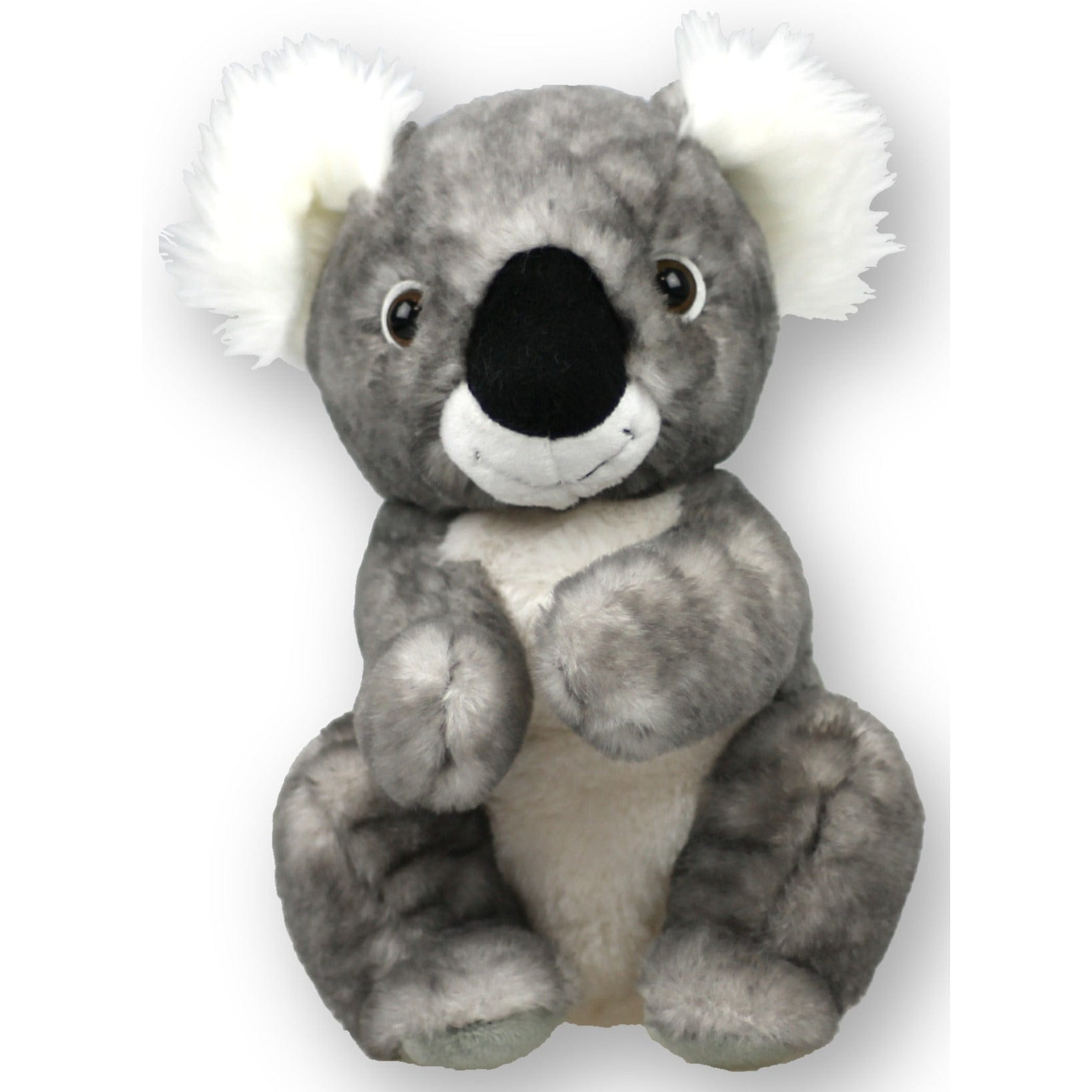 Inware koala knuffel - pluche - grijs - zittend - 22 cm